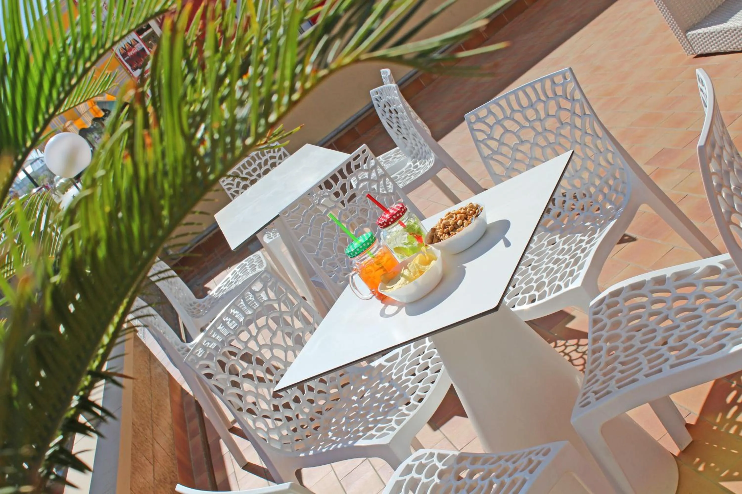 Patio in Hotel Touring