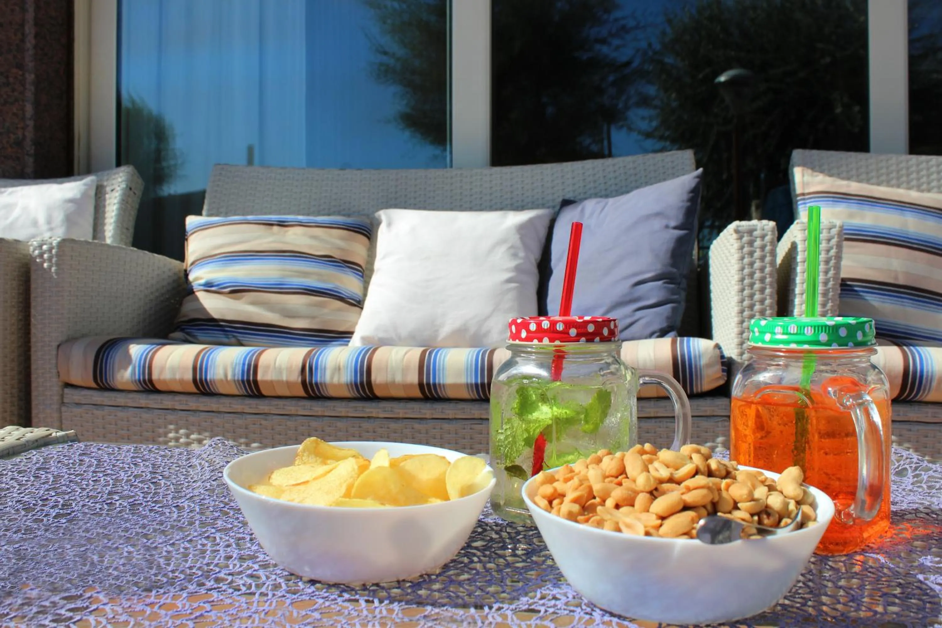 Patio in Hotel Touring