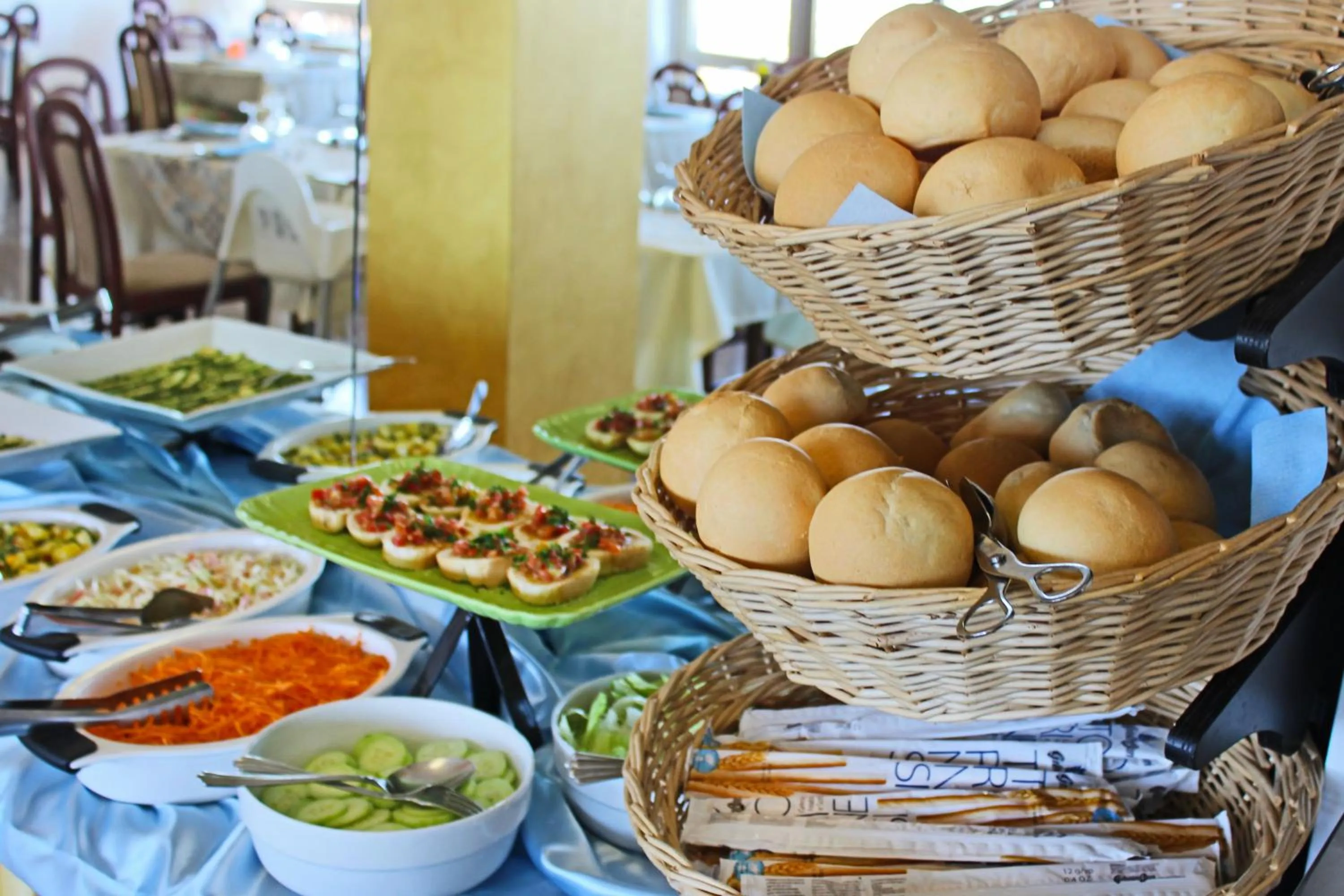Food close-up in Hotel Touring