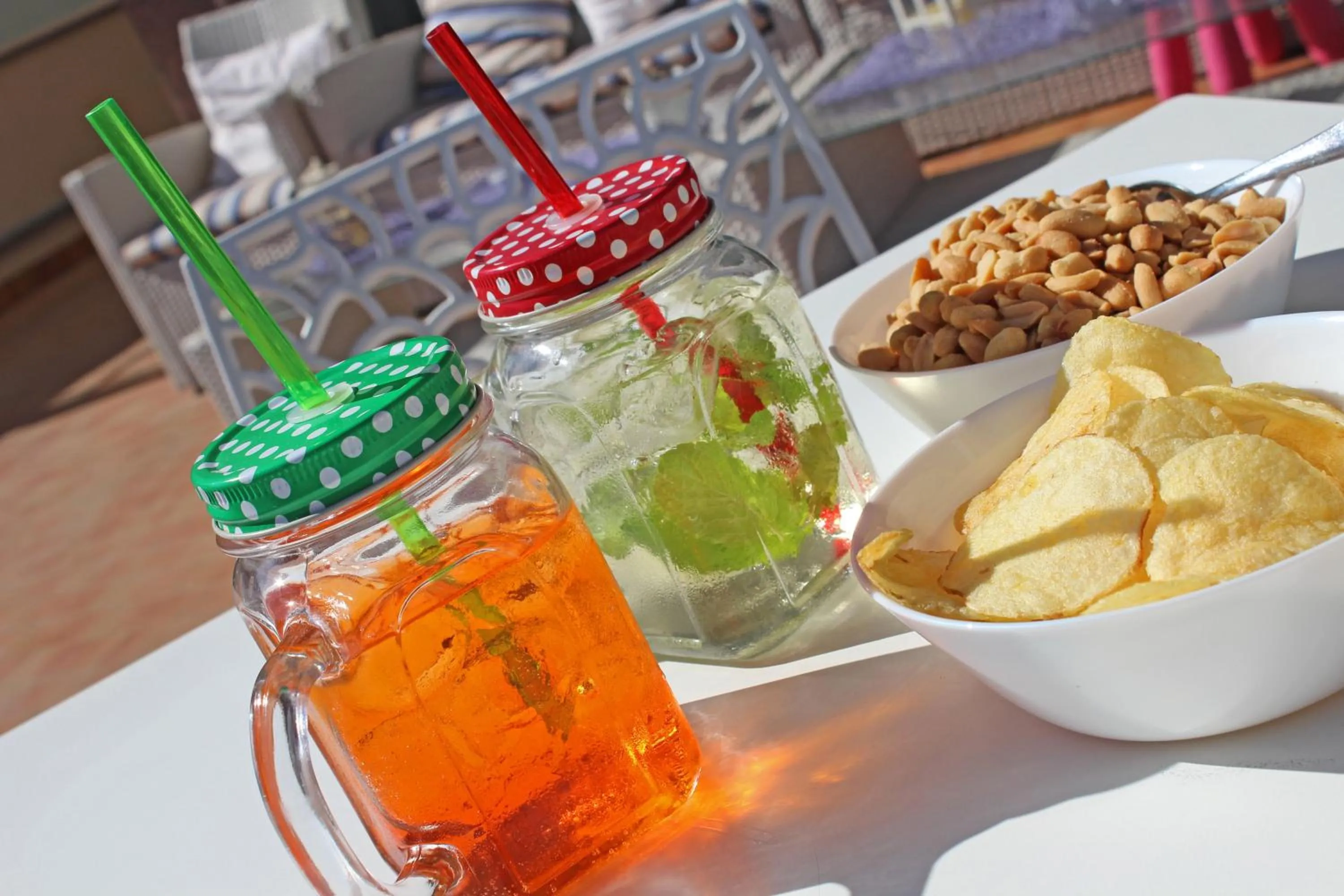 Patio in Hotel Touring