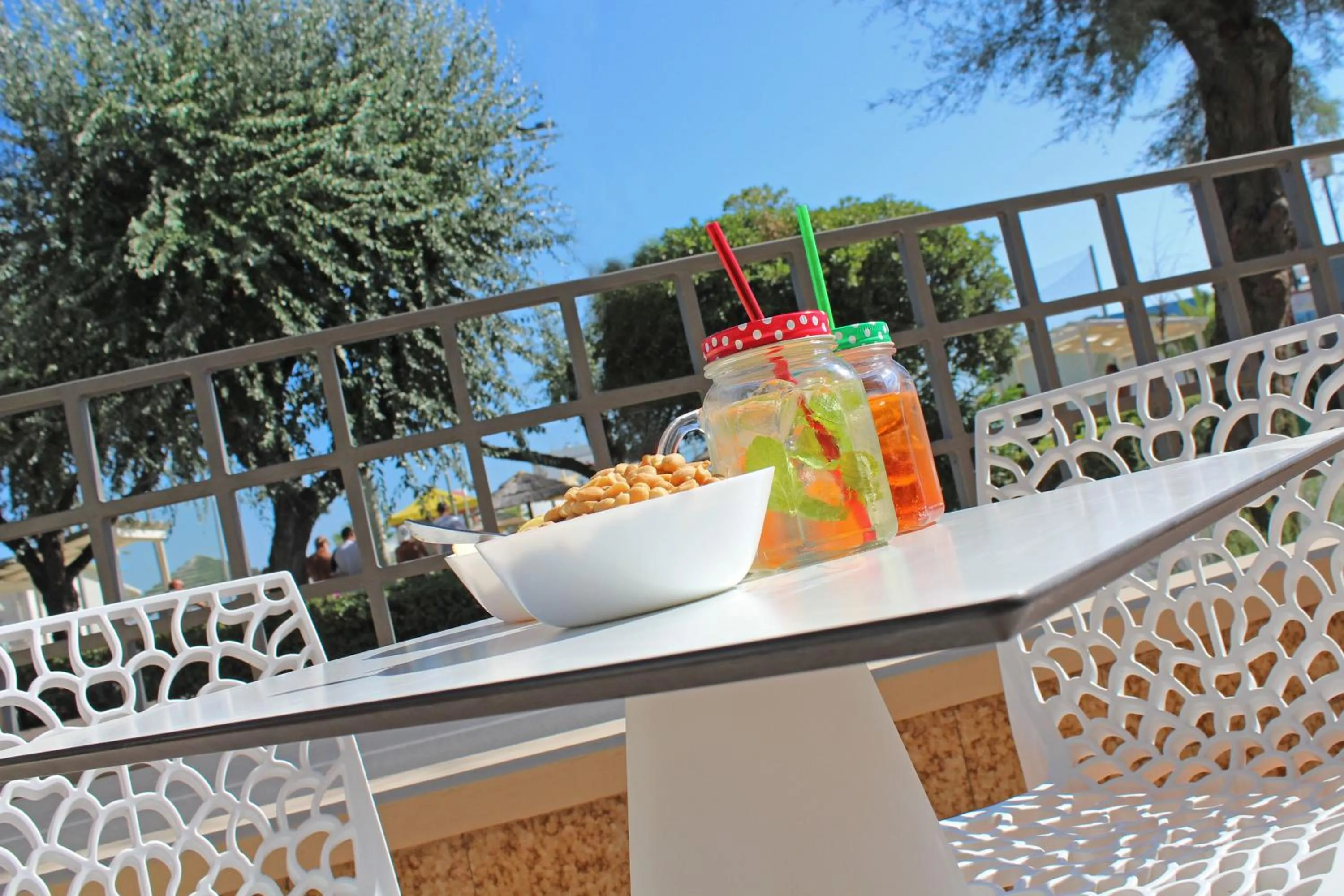 Patio in Hotel Touring