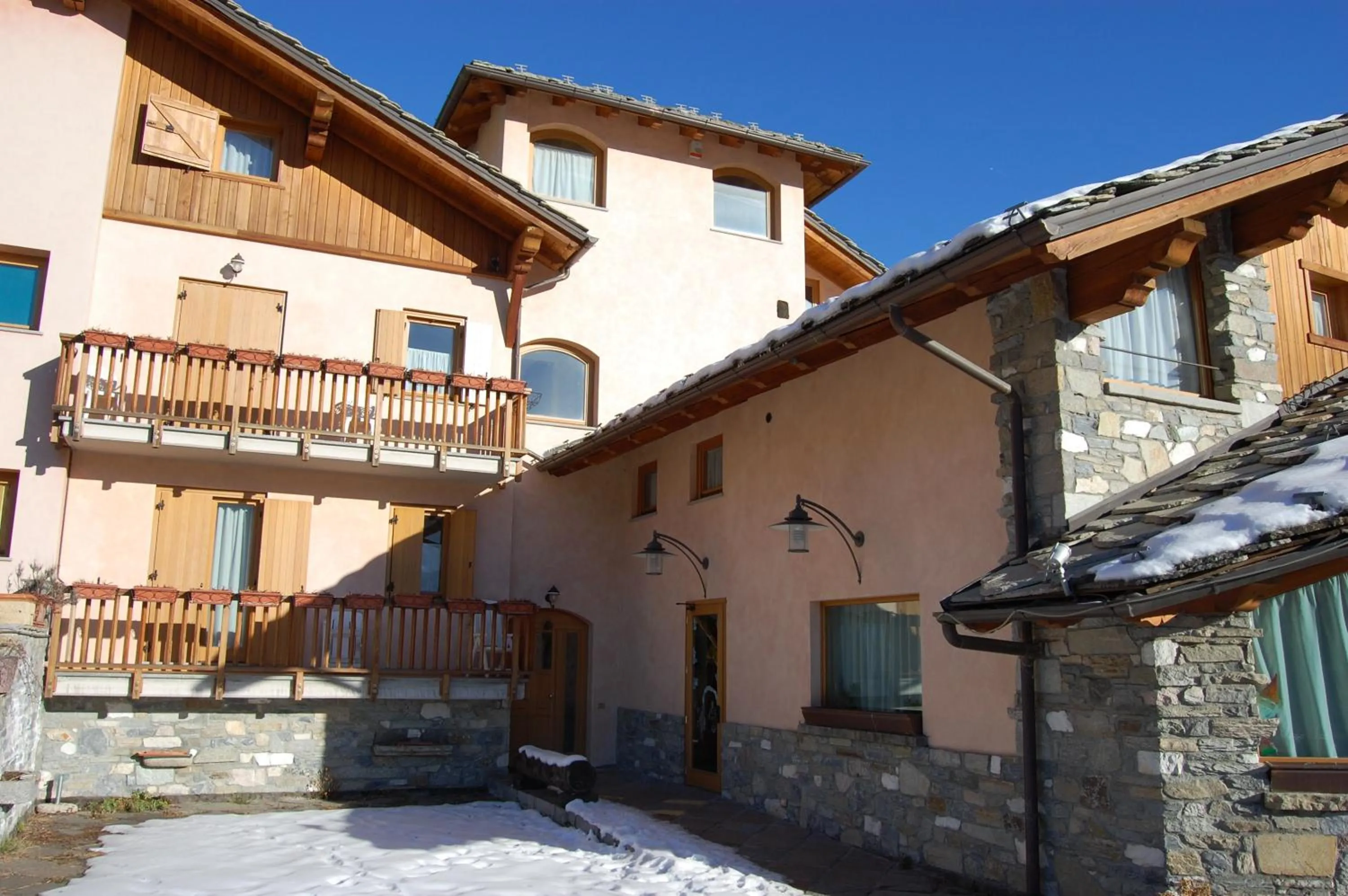 Property building in Hotel Lo Fleyé