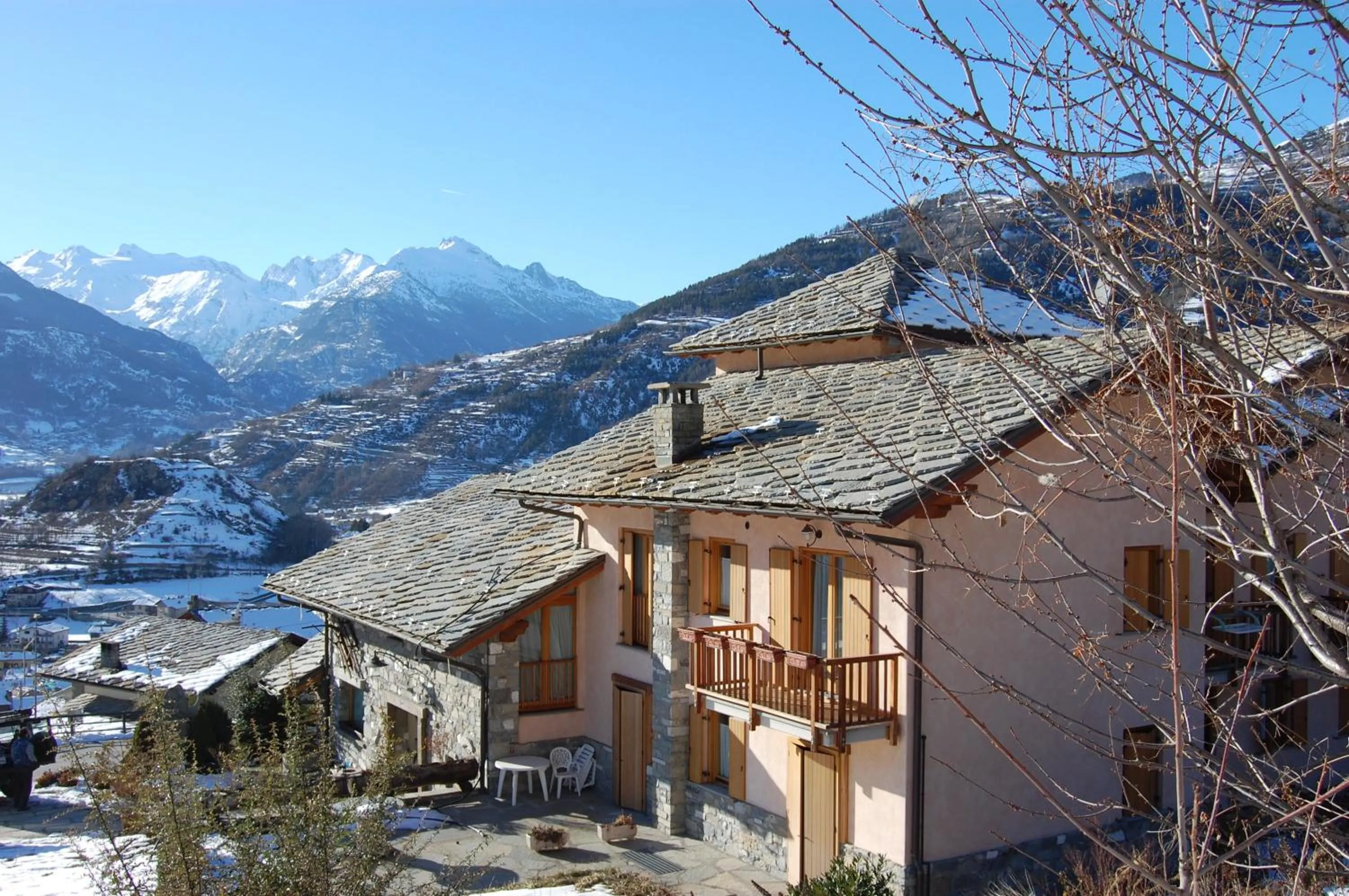 Property building in Hotel Lo Fleyé