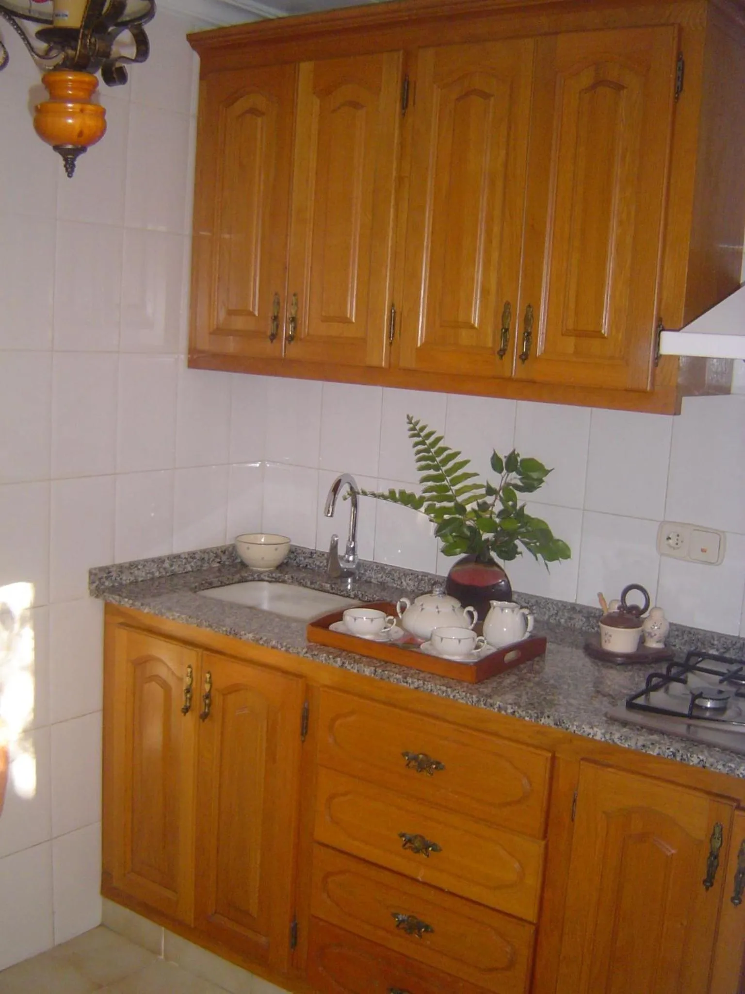 stove in Casa Rural La Torreta