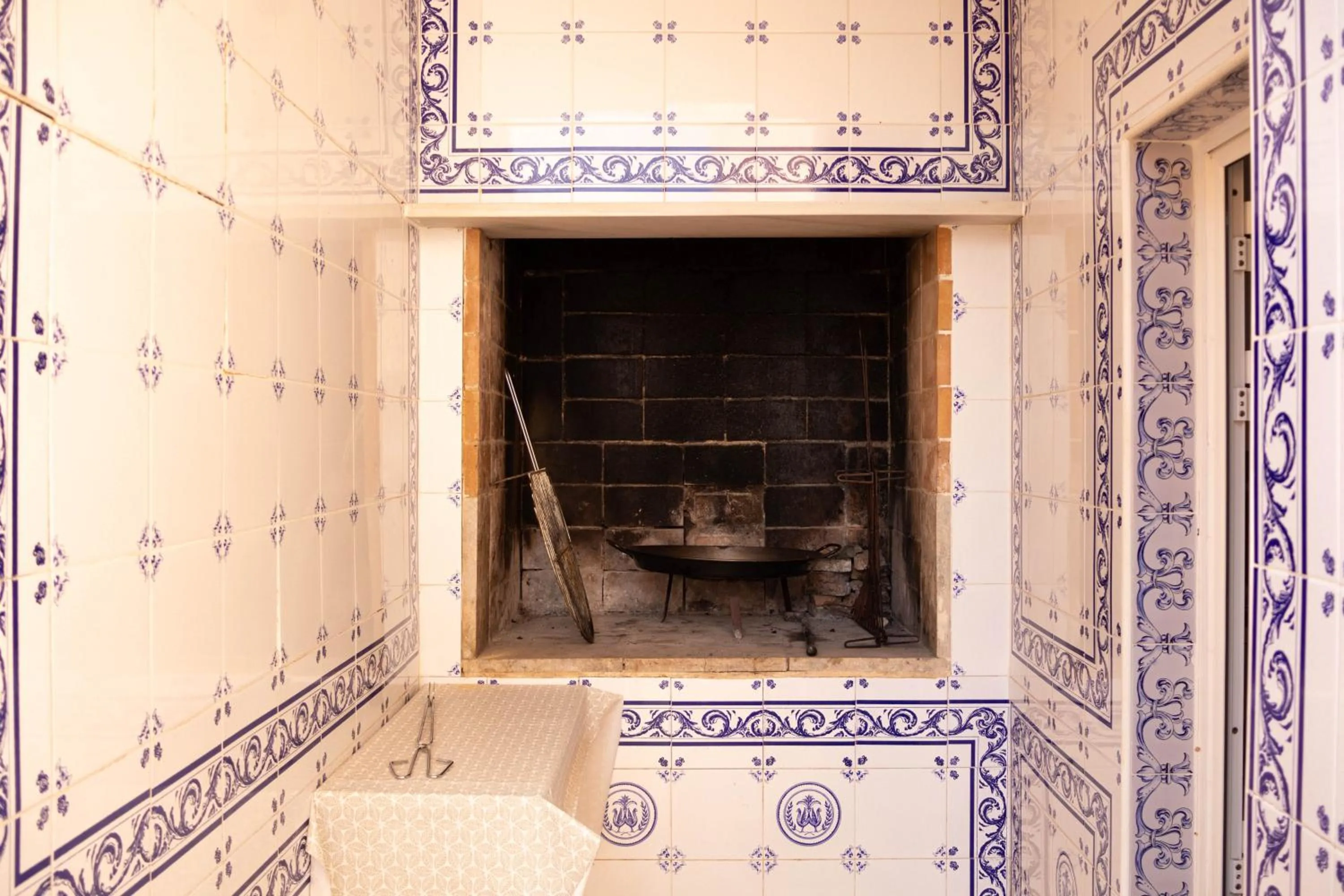 BBQ facilities in Casa Rural La Torreta