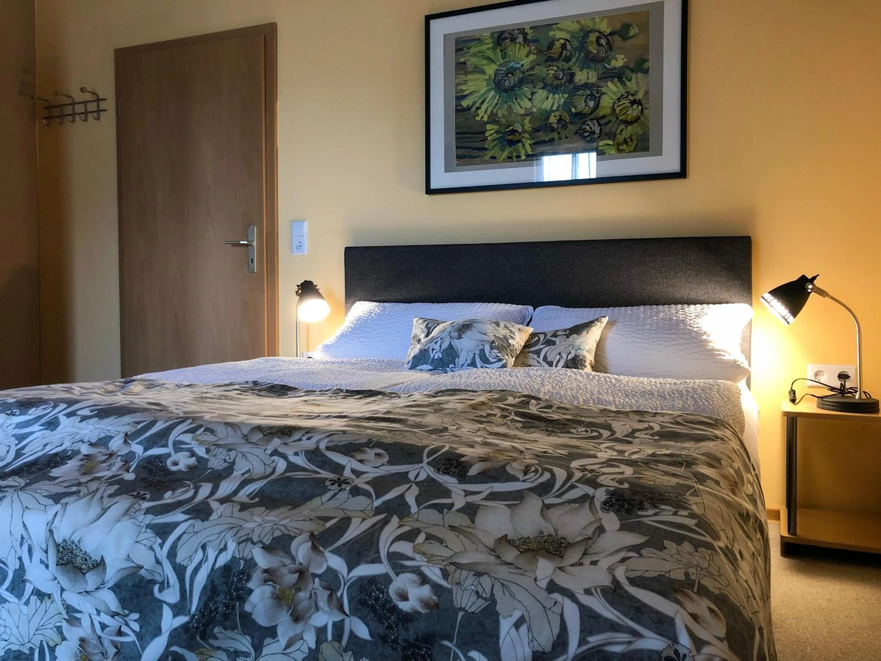 Bed in Hotel Restaurant Denis