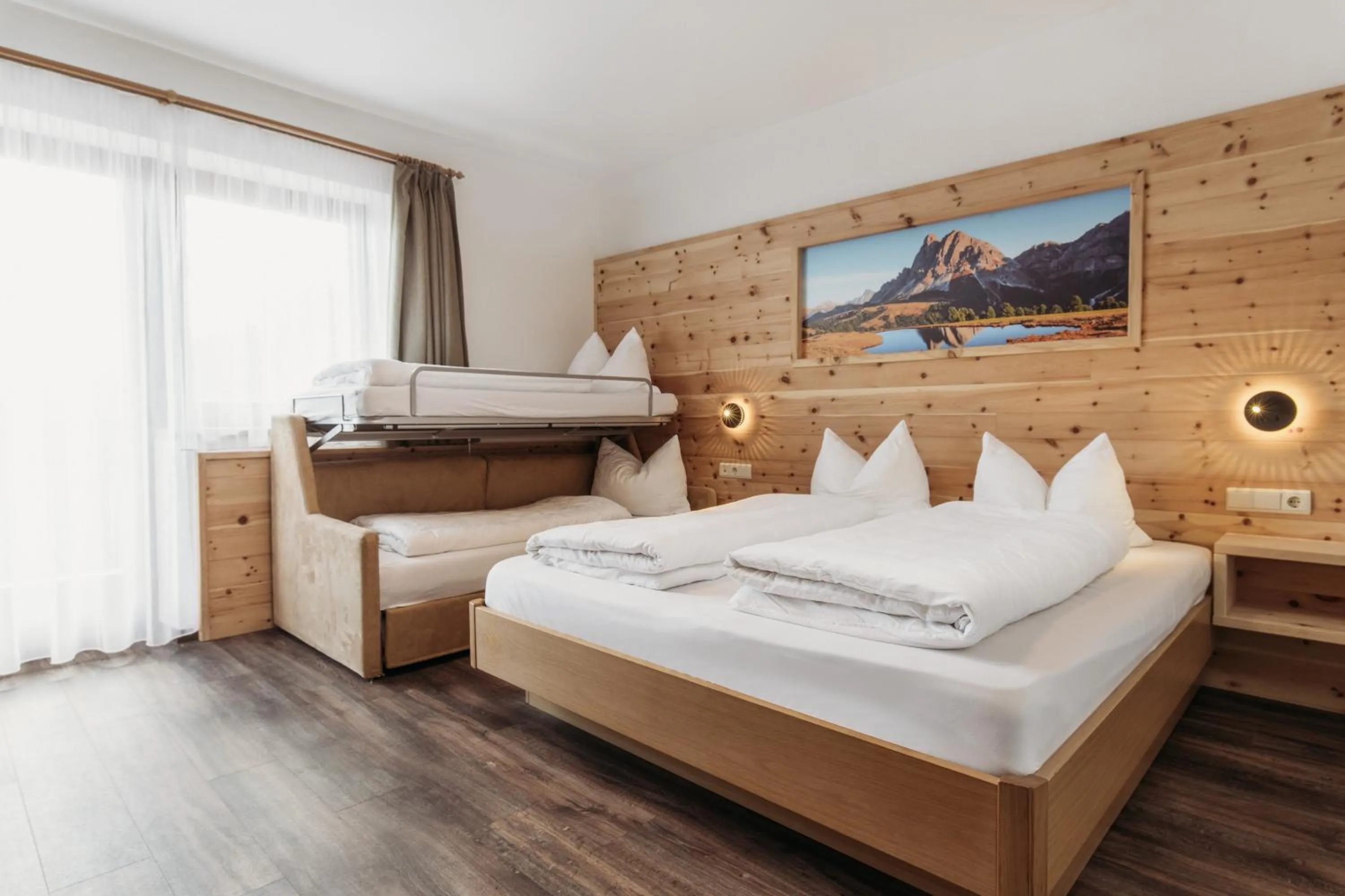 Bed in Pension Sonnenhof