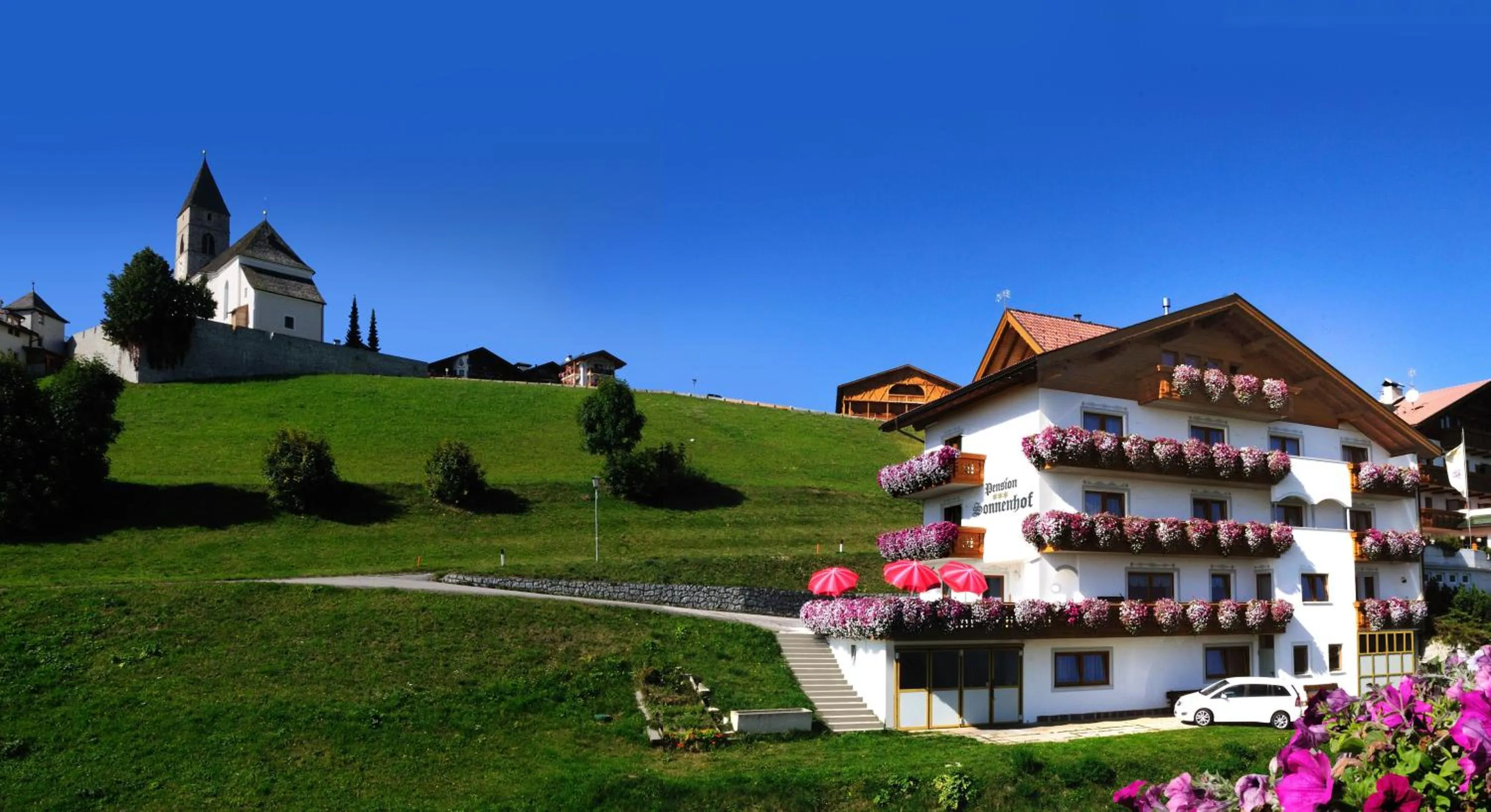 Facade/entrance in Pension Sonnenhof