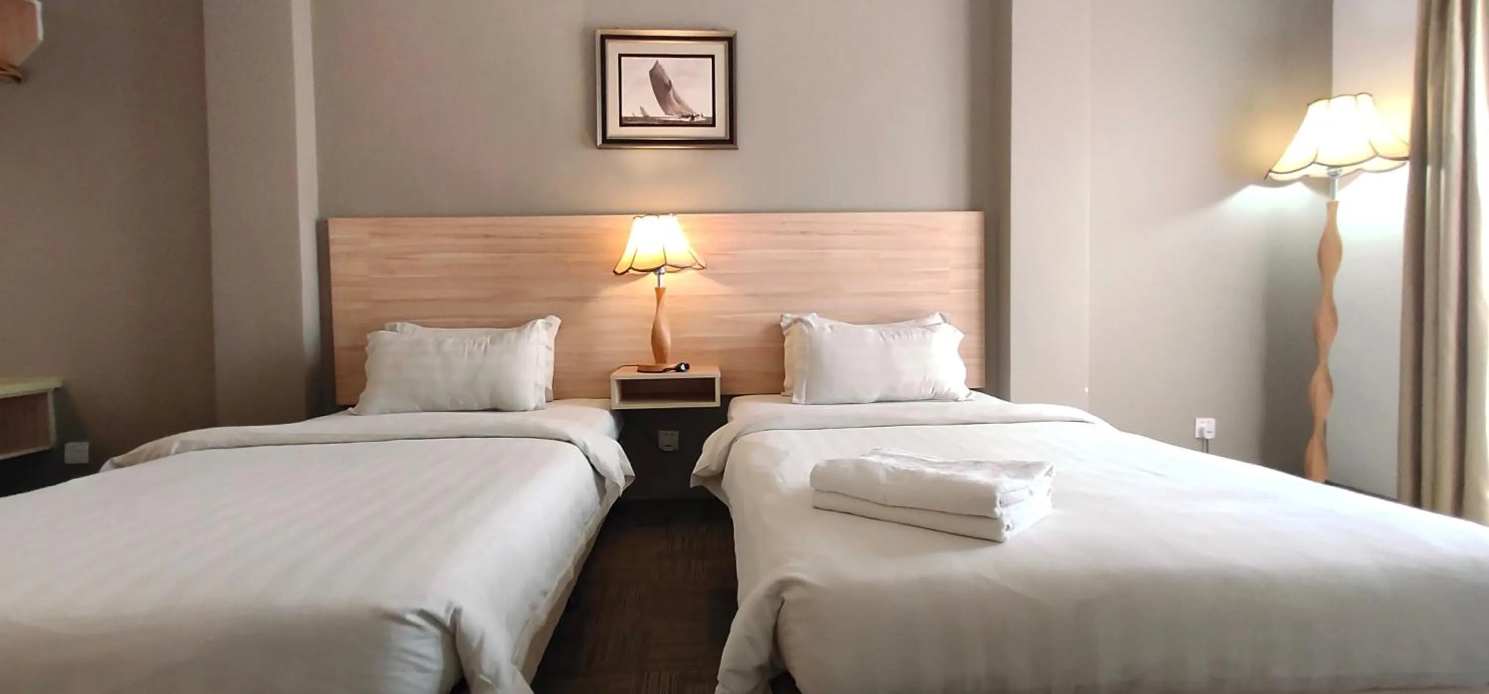 Bed in Prima Hotel Melaka