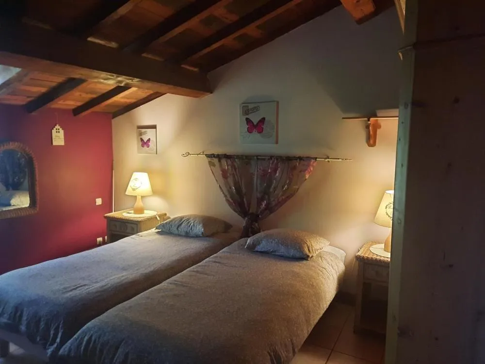 Bedroom, Bed in Domaine La Sauzette