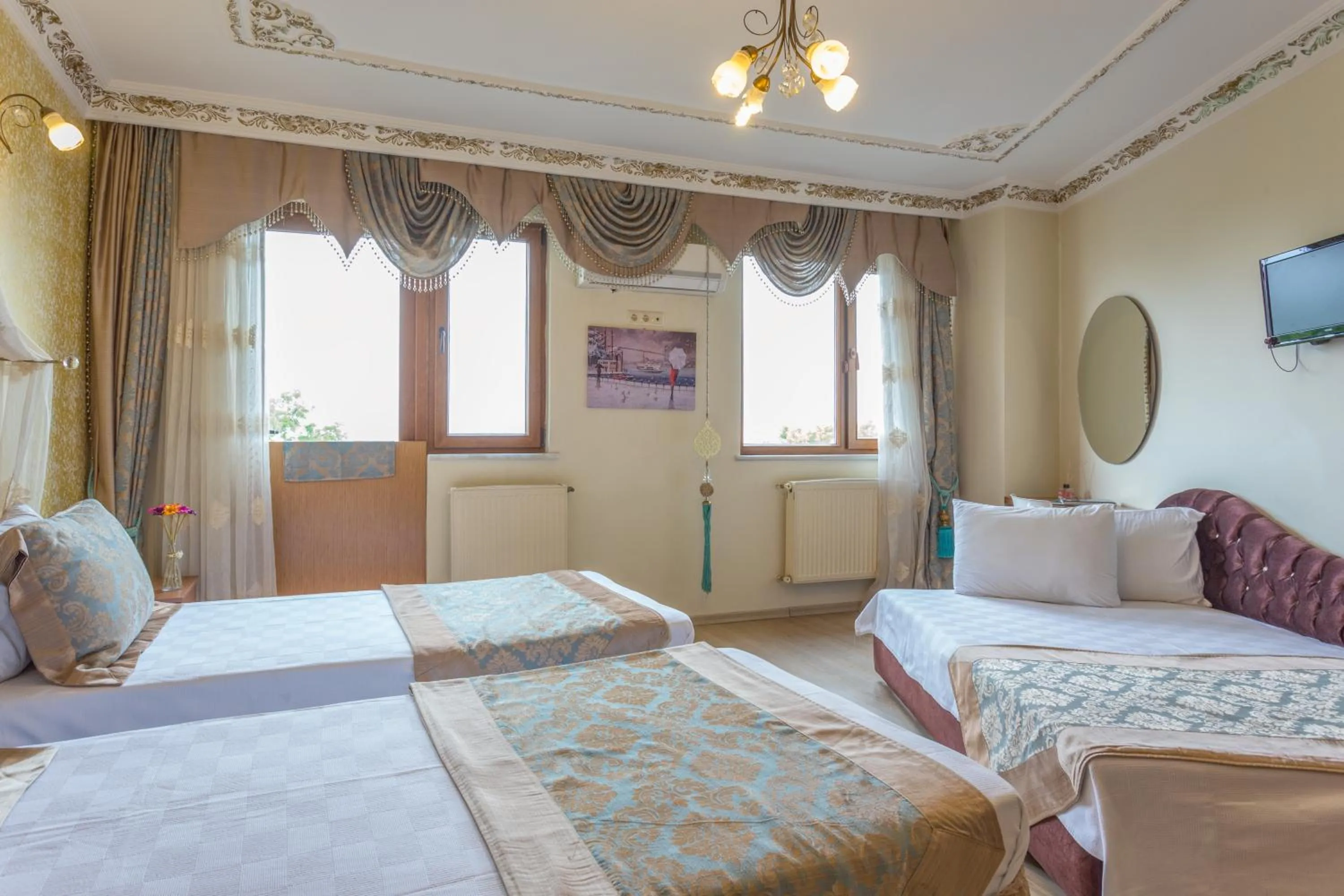 Bed in Seahouse Suites