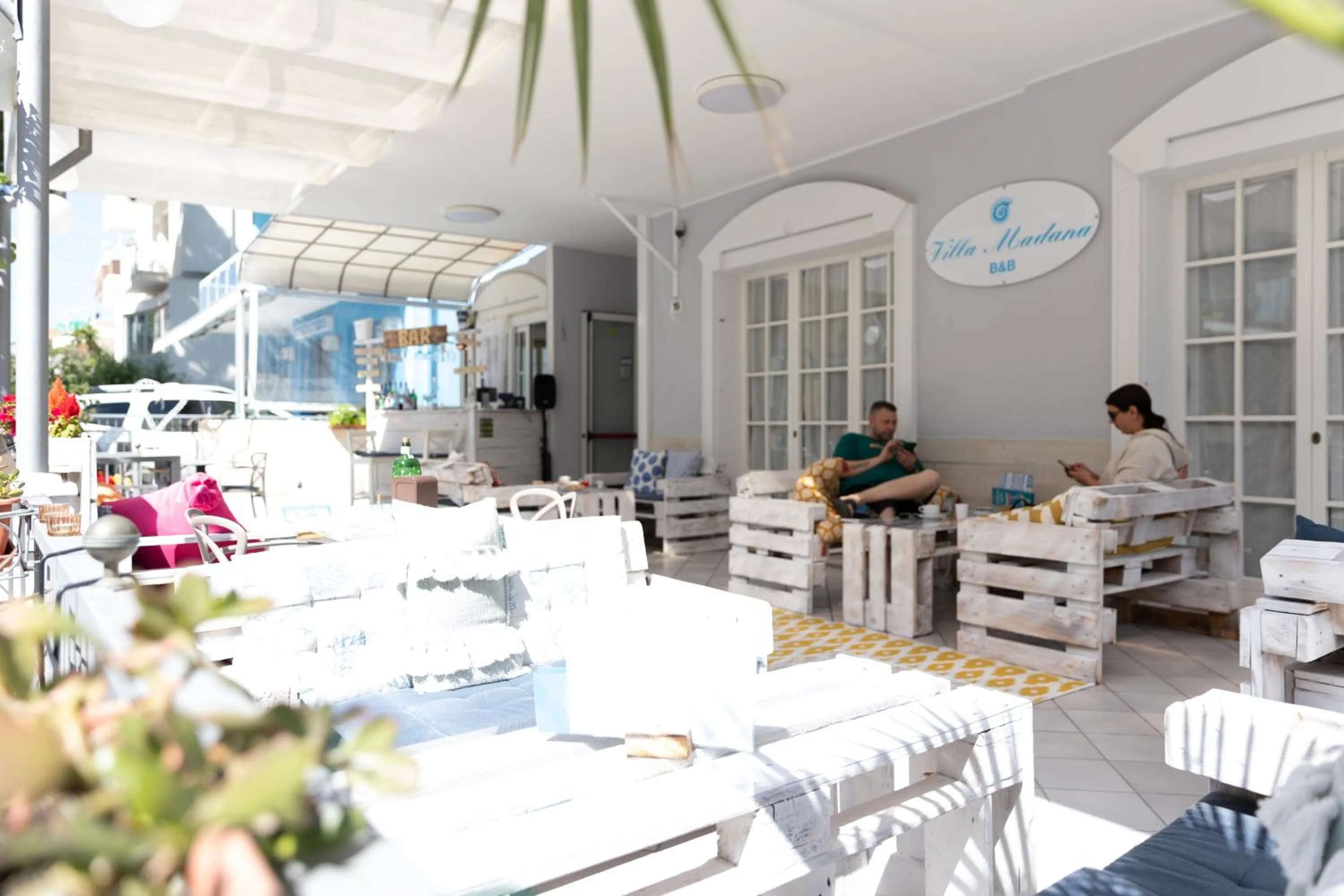 Garden in B&B Villa Madana