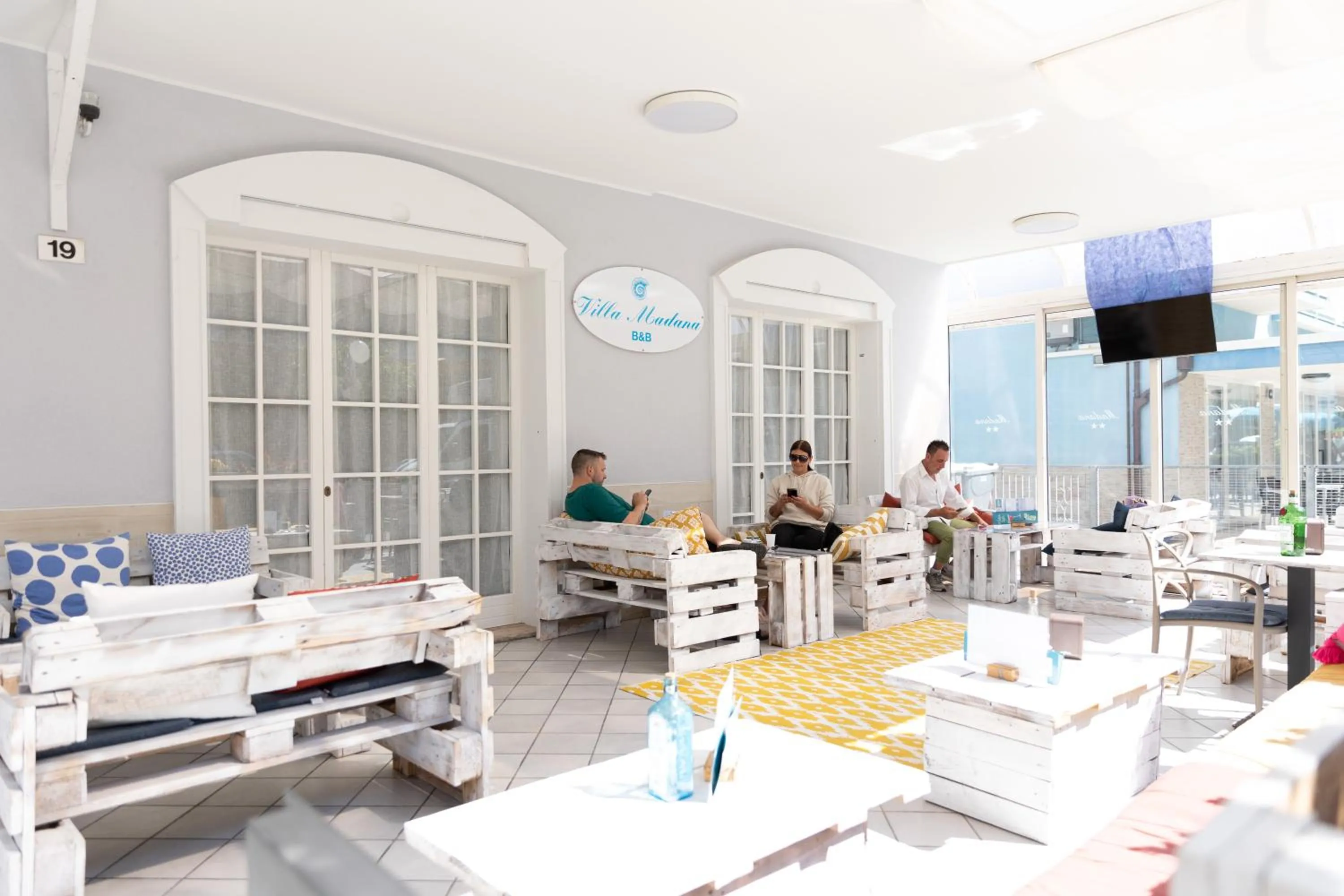 Garden in B&B Villa Madana