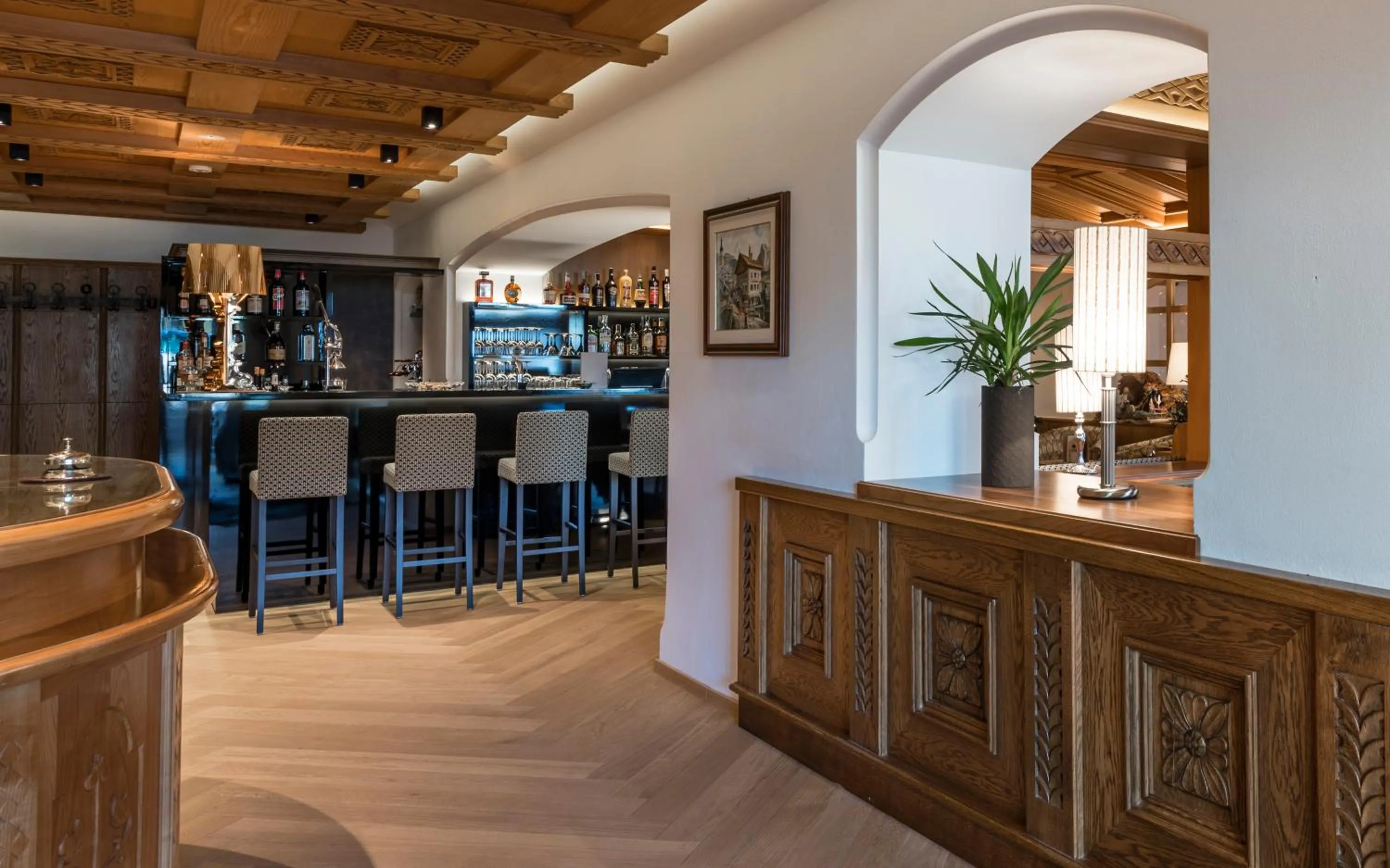 Lobby or reception in Hotel Villa Kastelruth