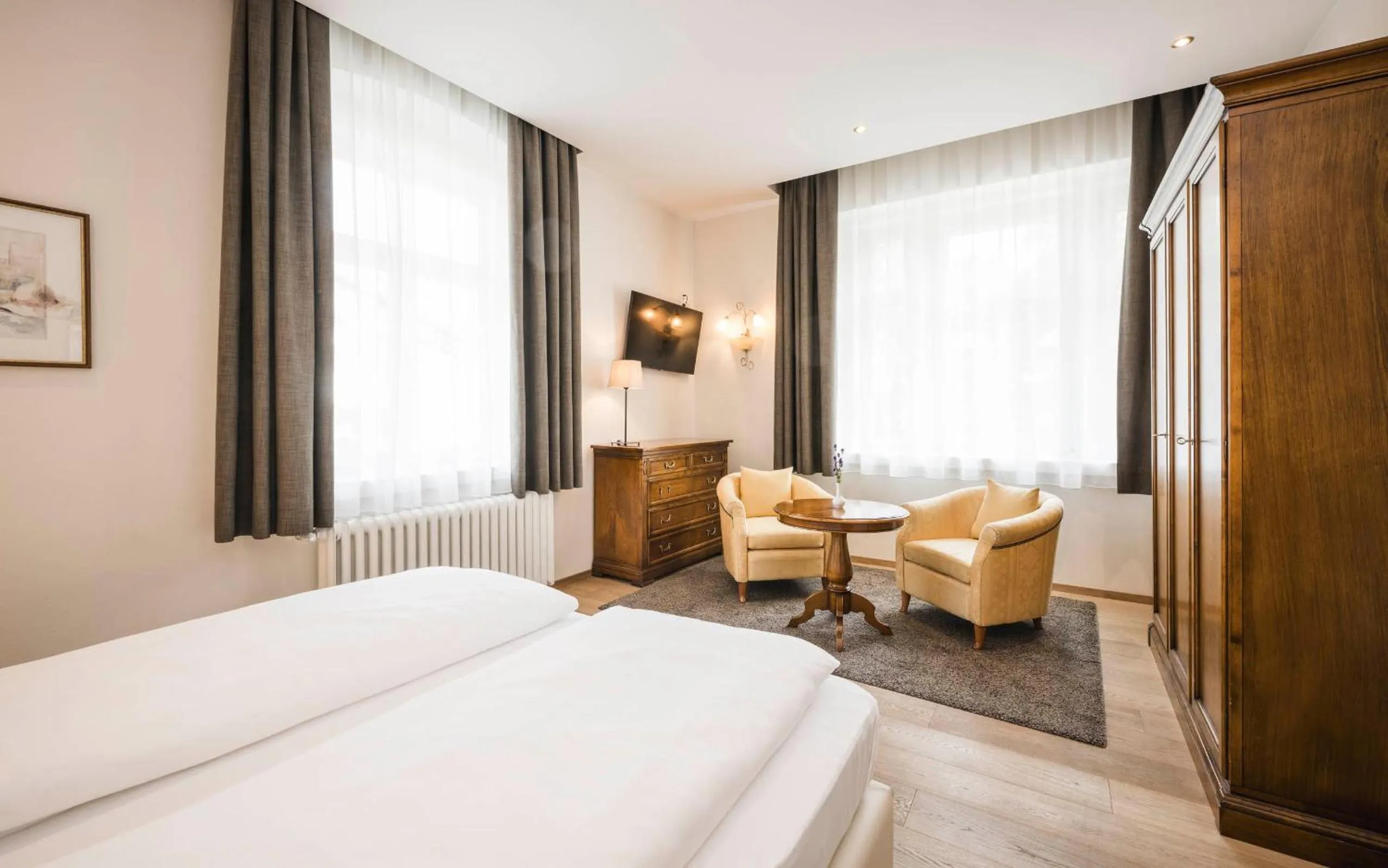 Bed in Hotel Villa Kastelruth