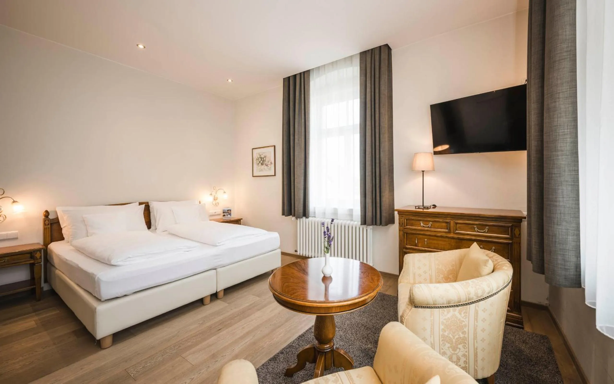 Bed in Hotel Villa Kastelruth