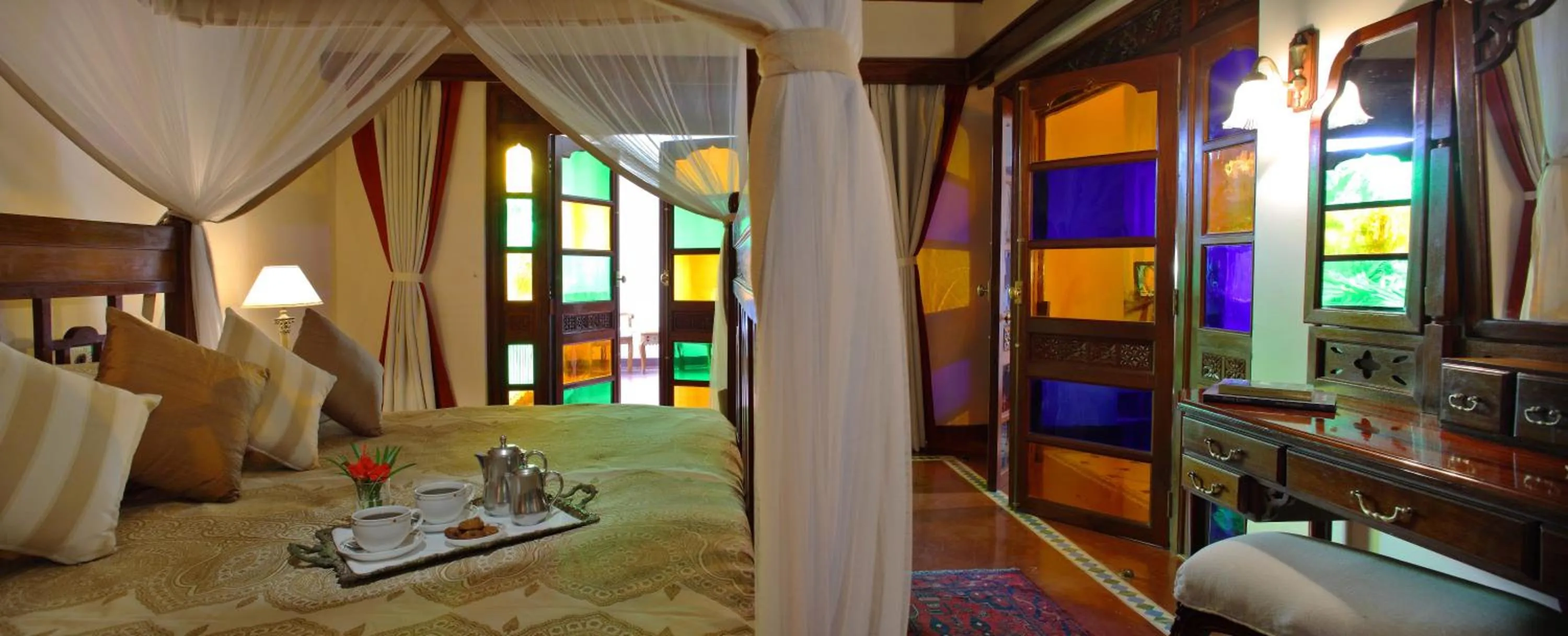 Bed in Zanzibar Serena Hotel