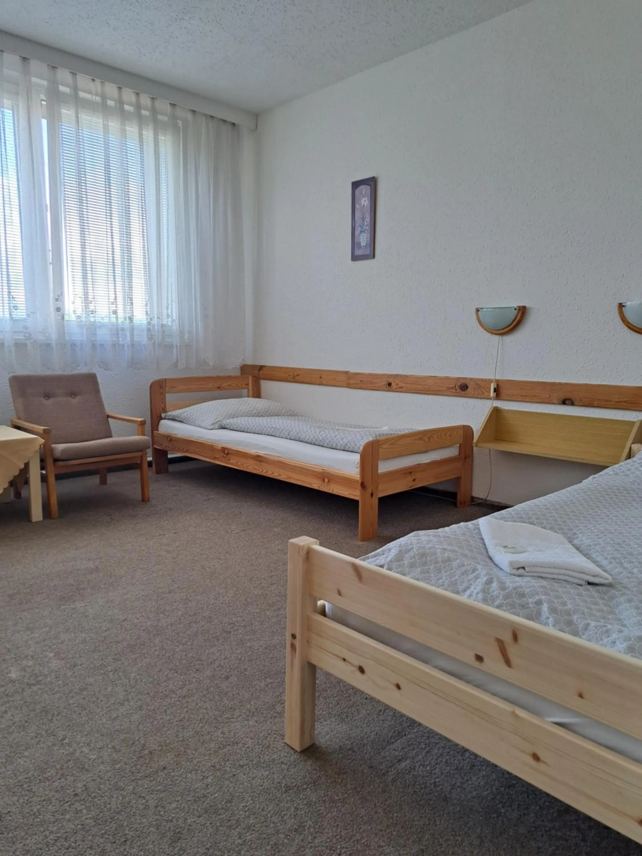 Bed in Hotel Milotel