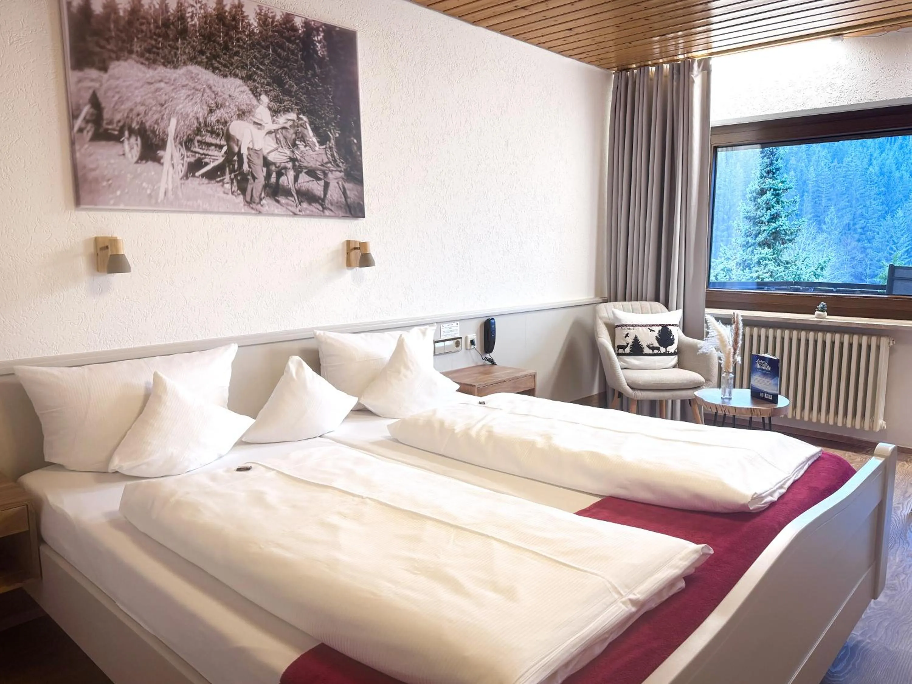 Bed in Landgasthof Jostalstüble