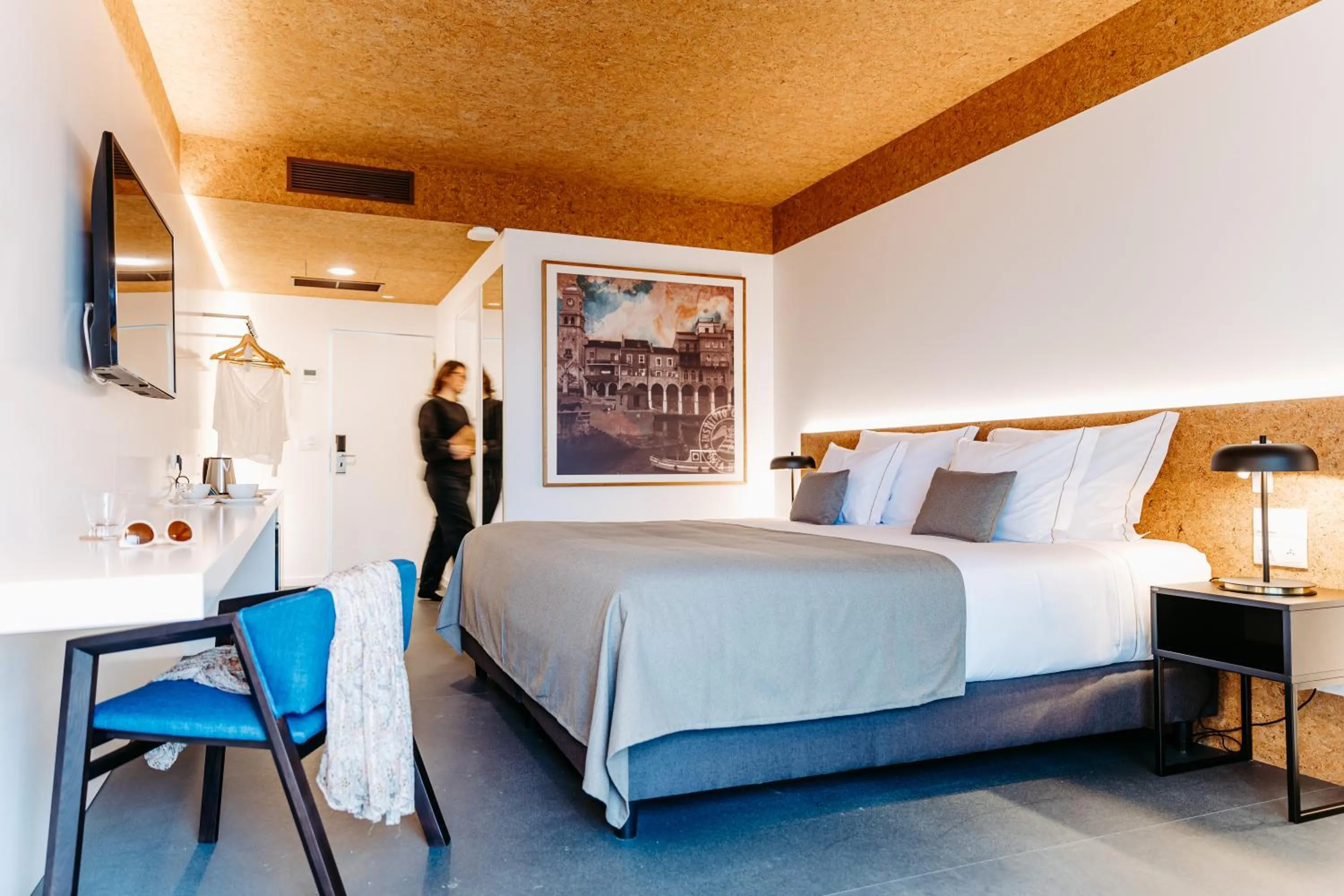 Bed in Canadiano Urban Nature Hotel