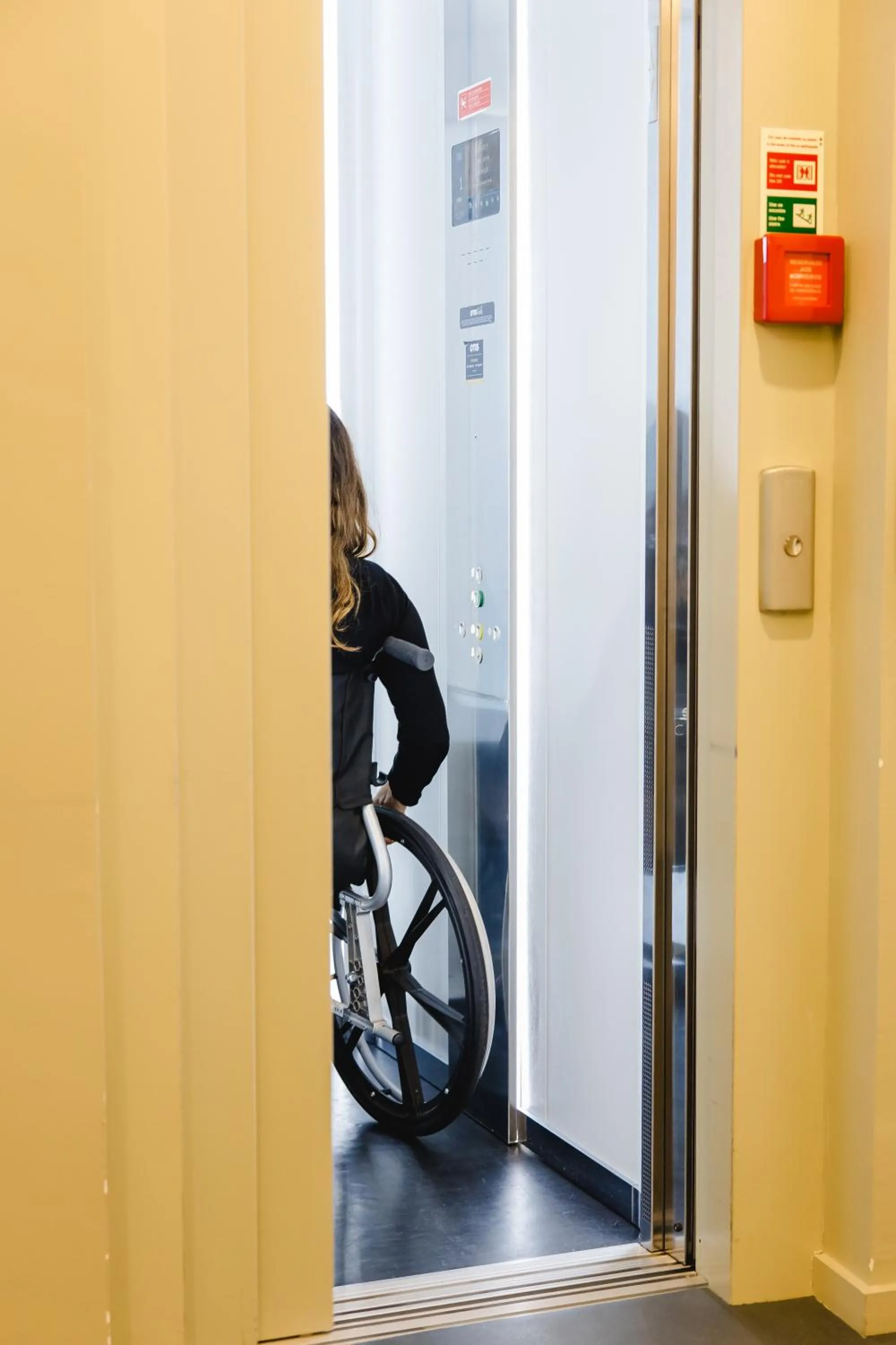 Facility for disabled guests in Canadiano Urban Nature Hotel