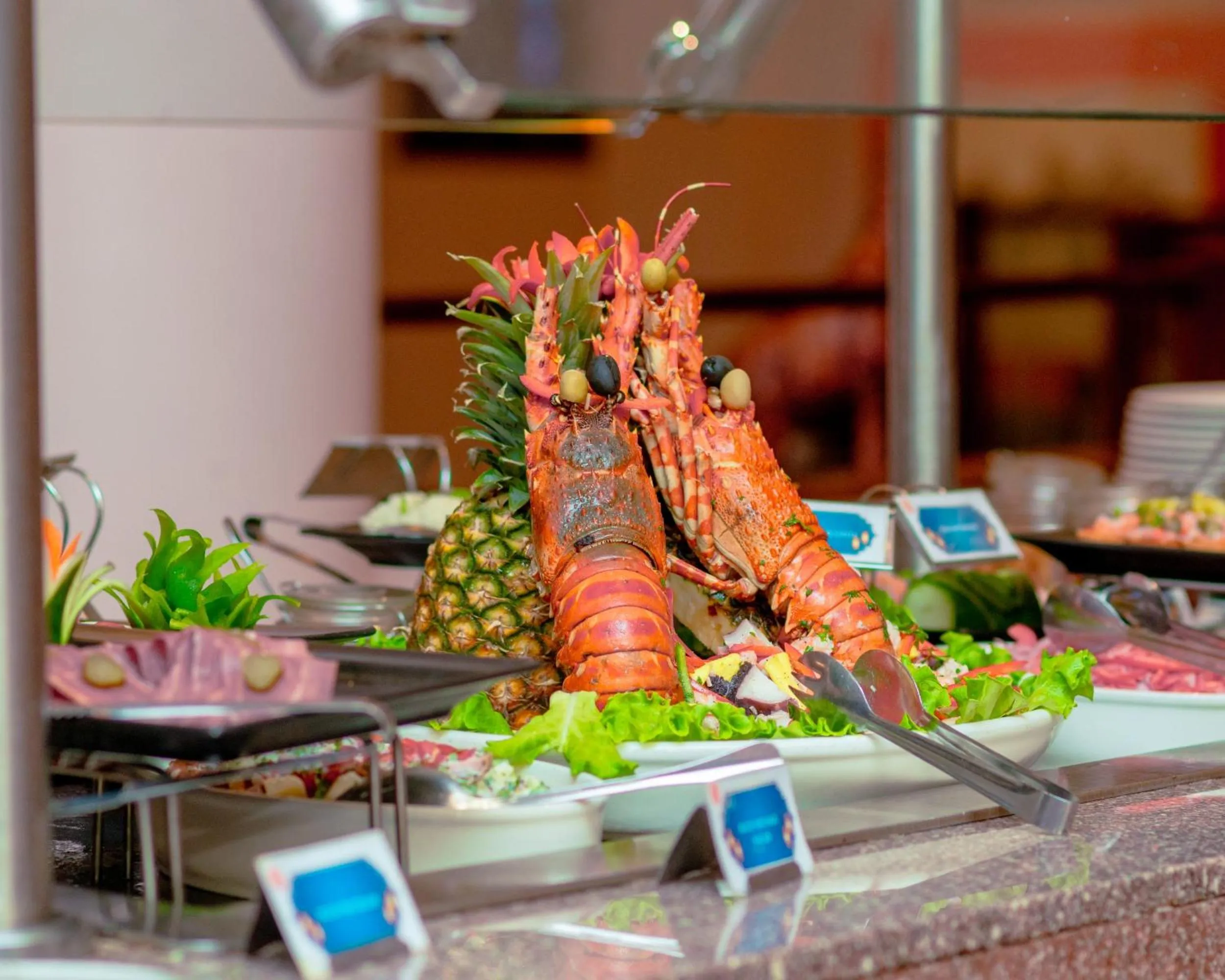 Food and drinks in Dar es Salaam Serena Hotel