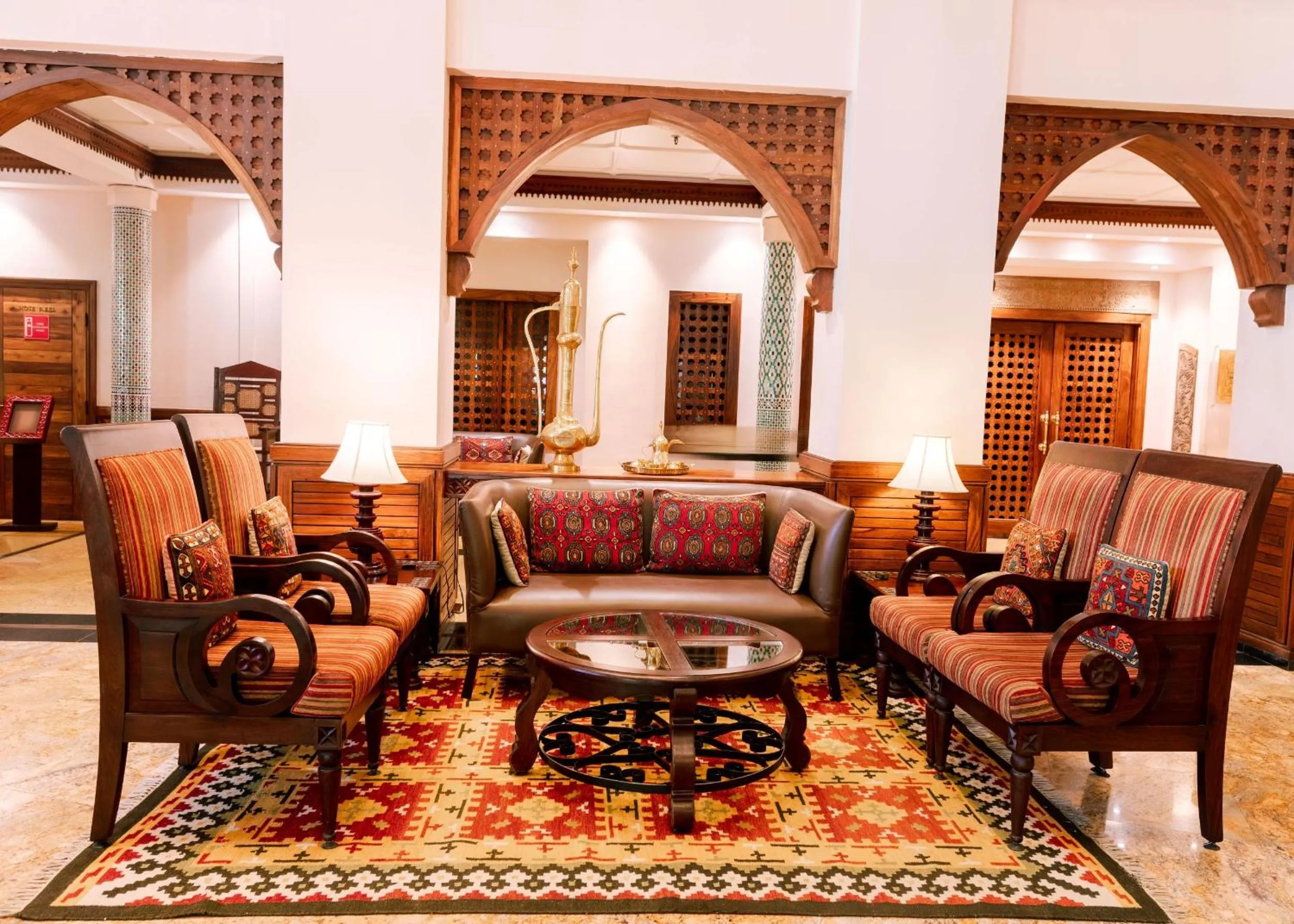 Lobby or reception in Dar es Salaam Serena Hotel