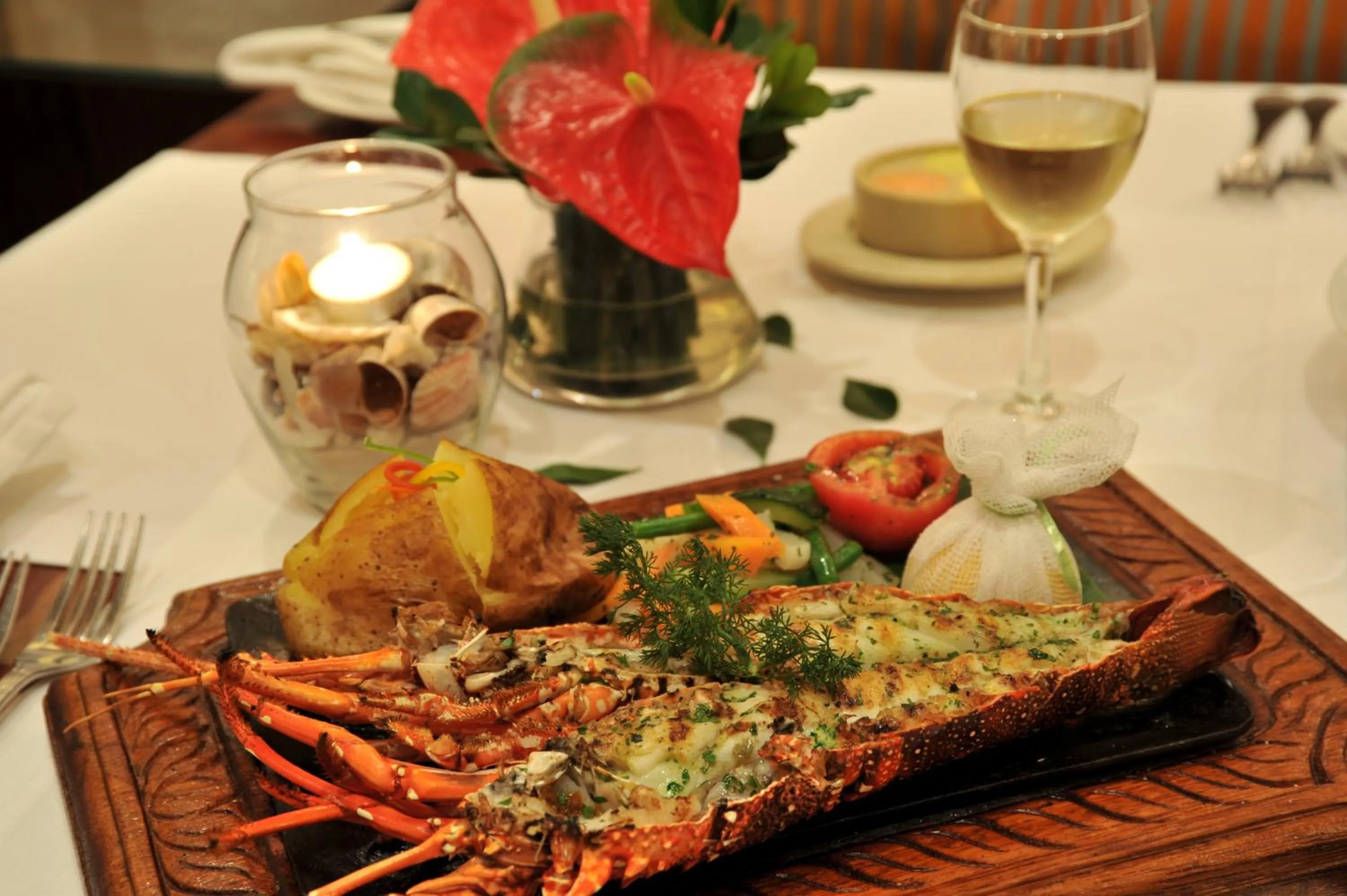 Lunch in Dar es Salaam Serena Hotel