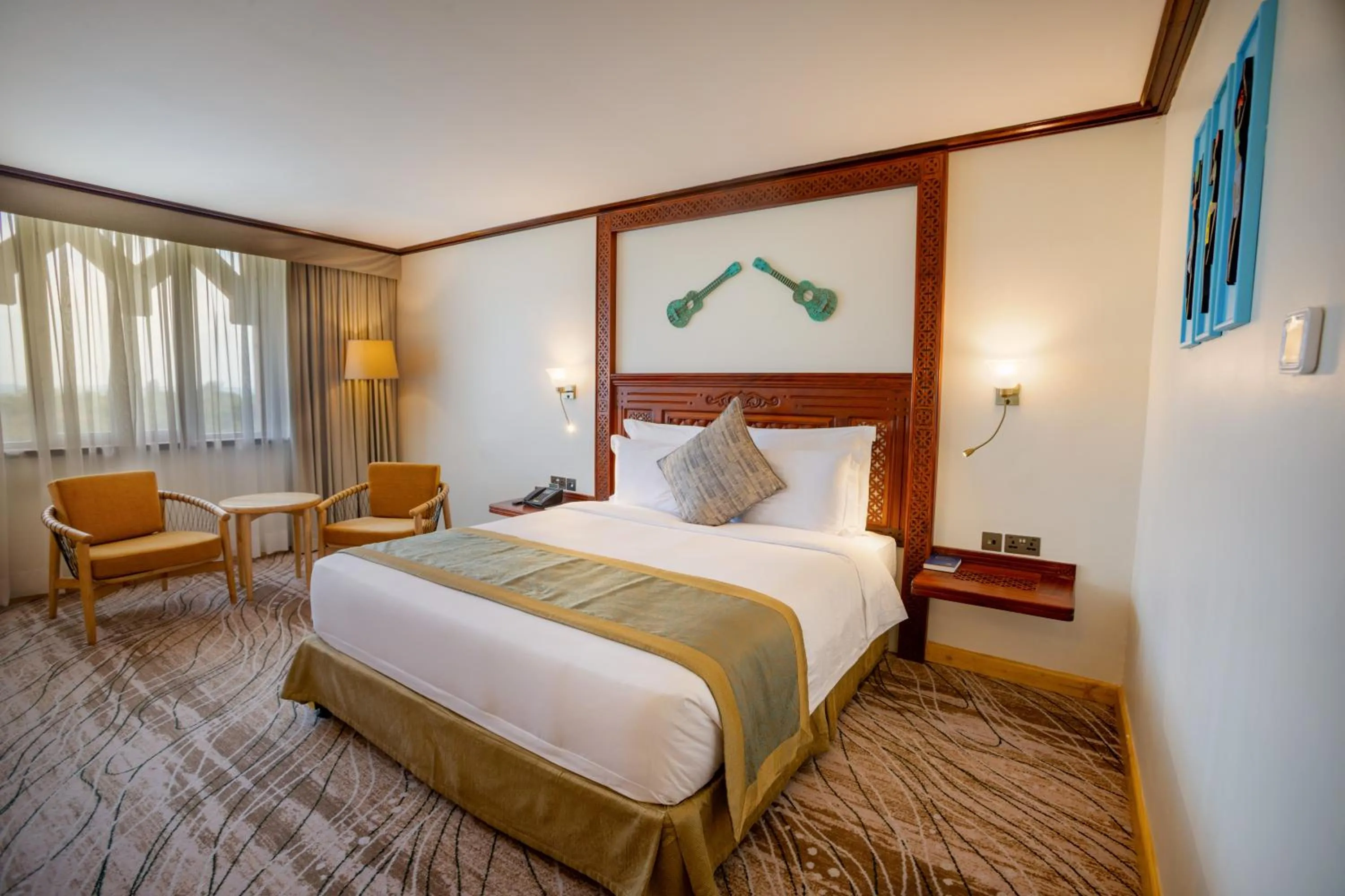 Bed in Dar es Salaam Serena Hotel