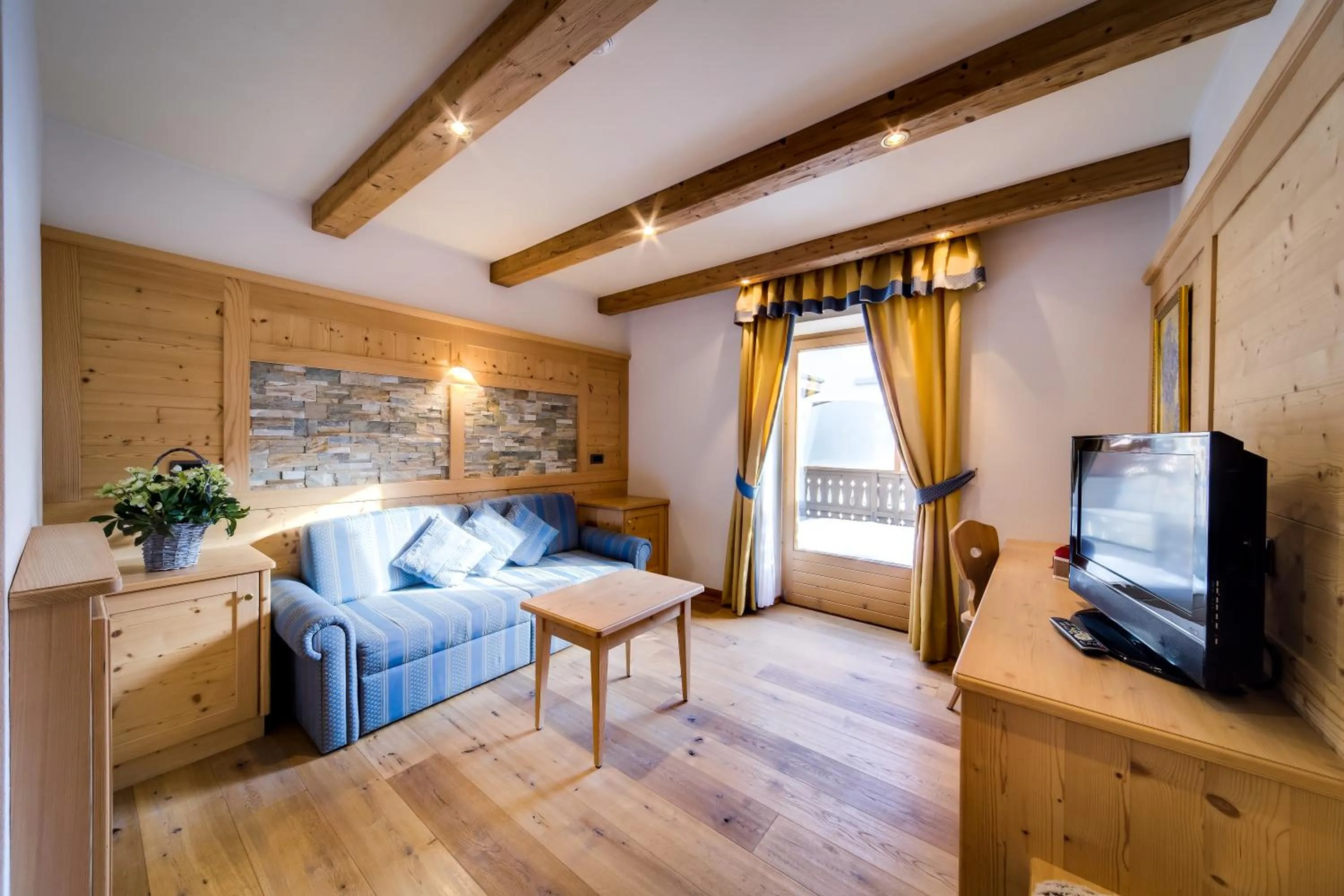 Seating area in Hotel Fanes