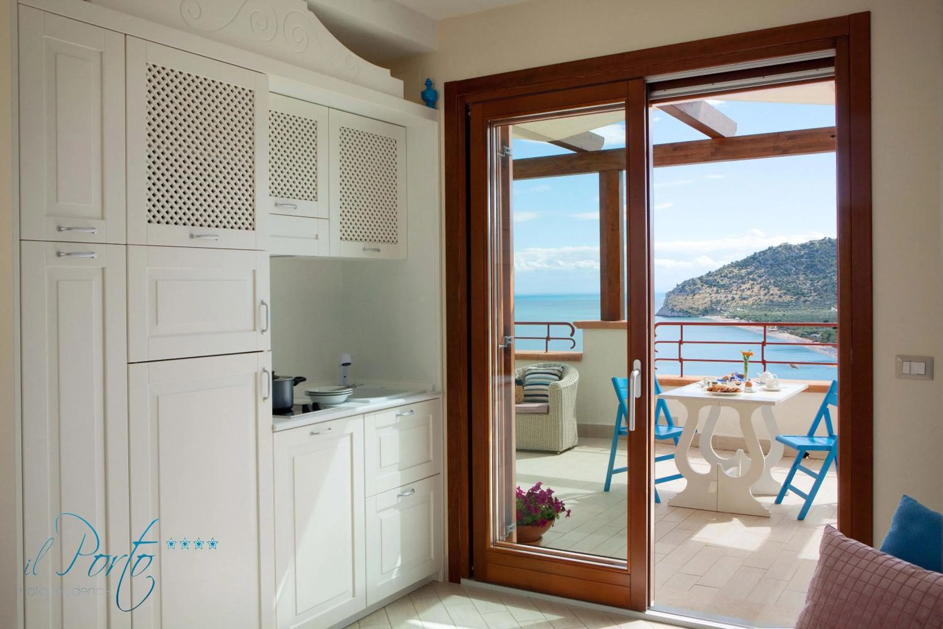 Balcony/Terrace in Hotel Residence Il Porto