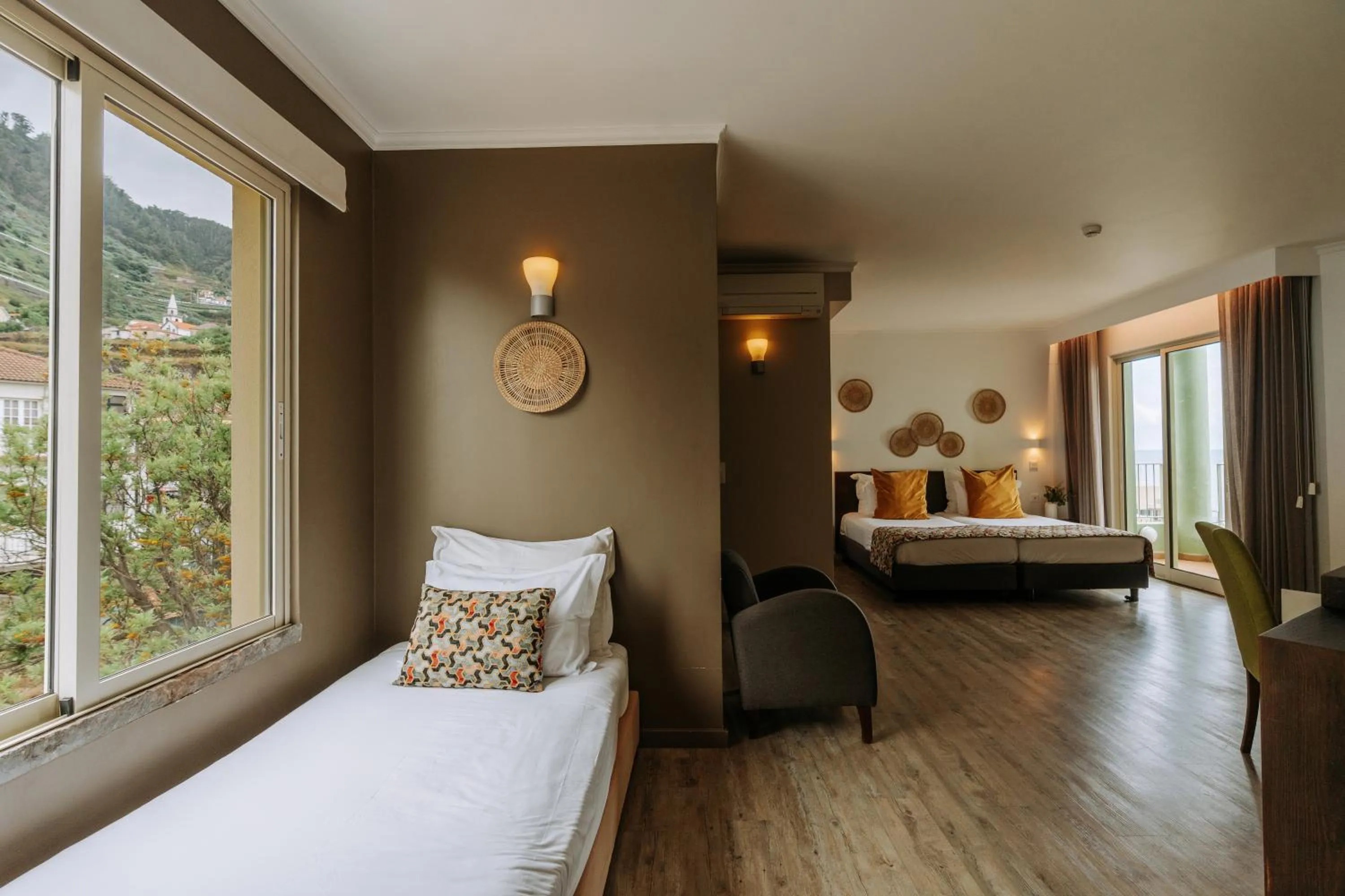 Bed in Hotel Euro Moniz