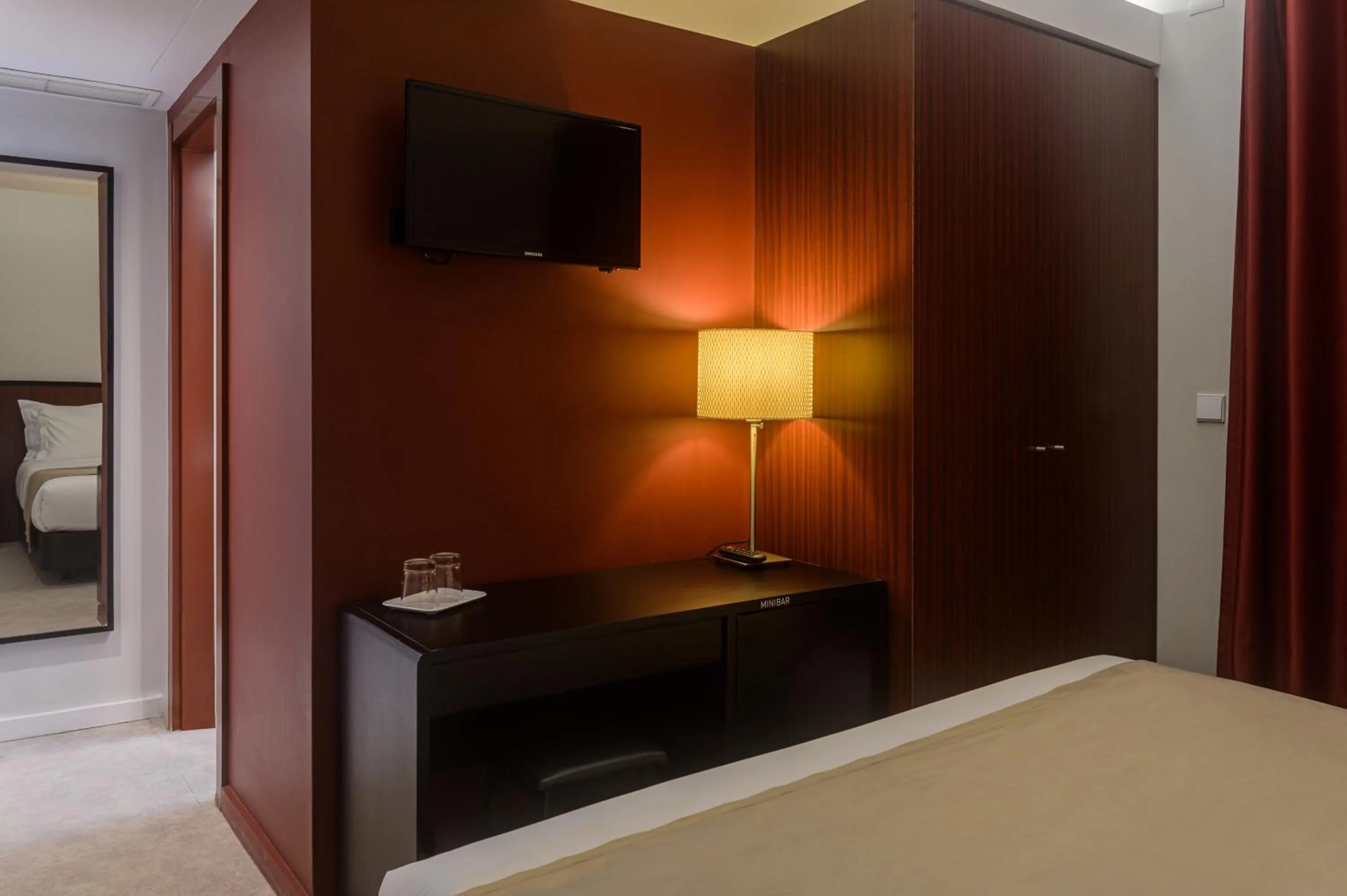 Bed in Hotel Torre Mar