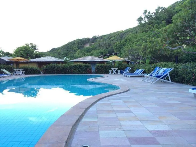 Pool view in Pousada do Forte