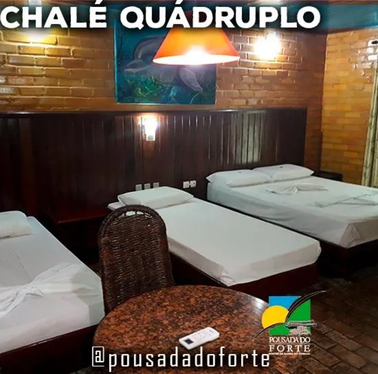 Bed in Pousada do Forte