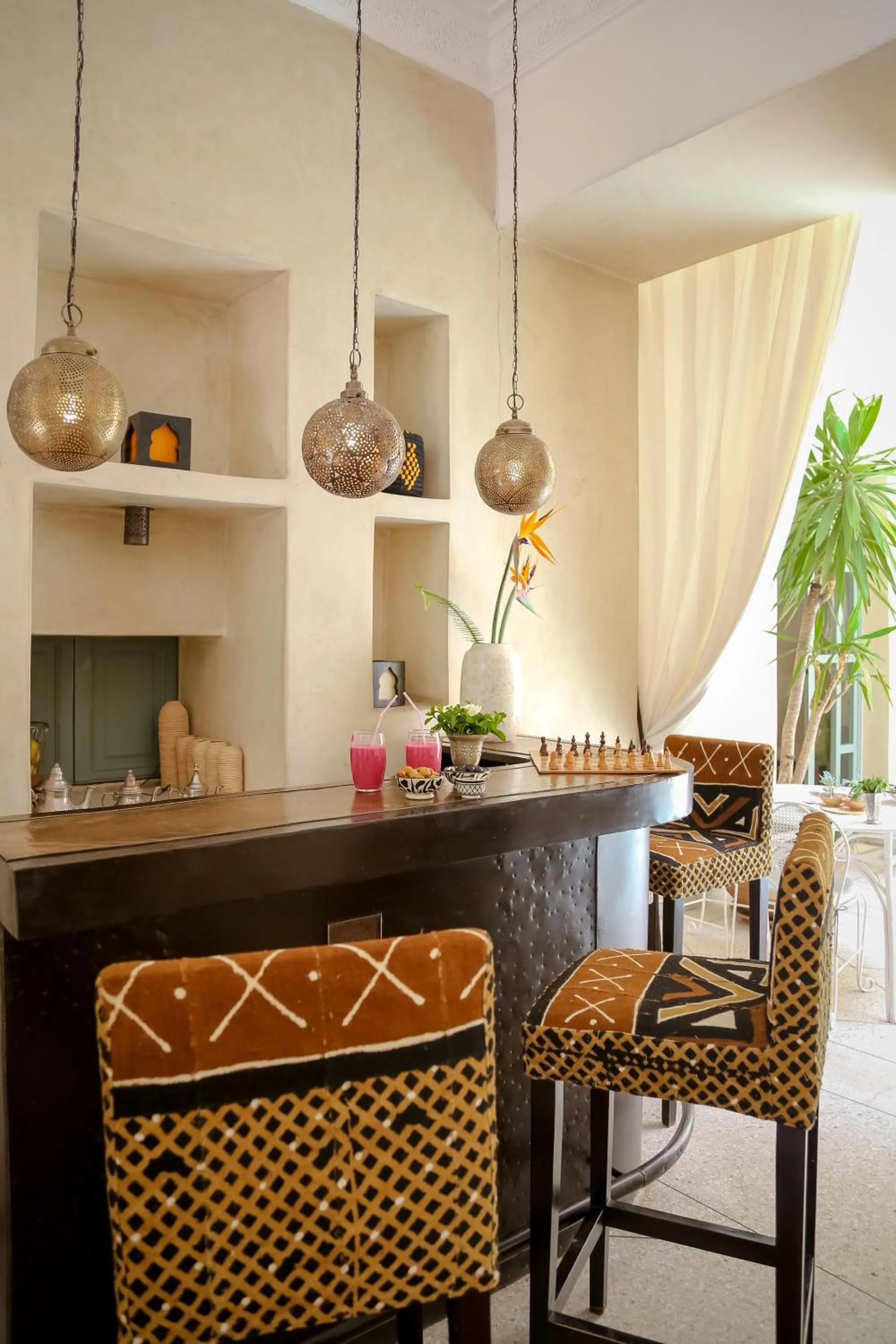 Lounge or bar in Riad Olema et Spa