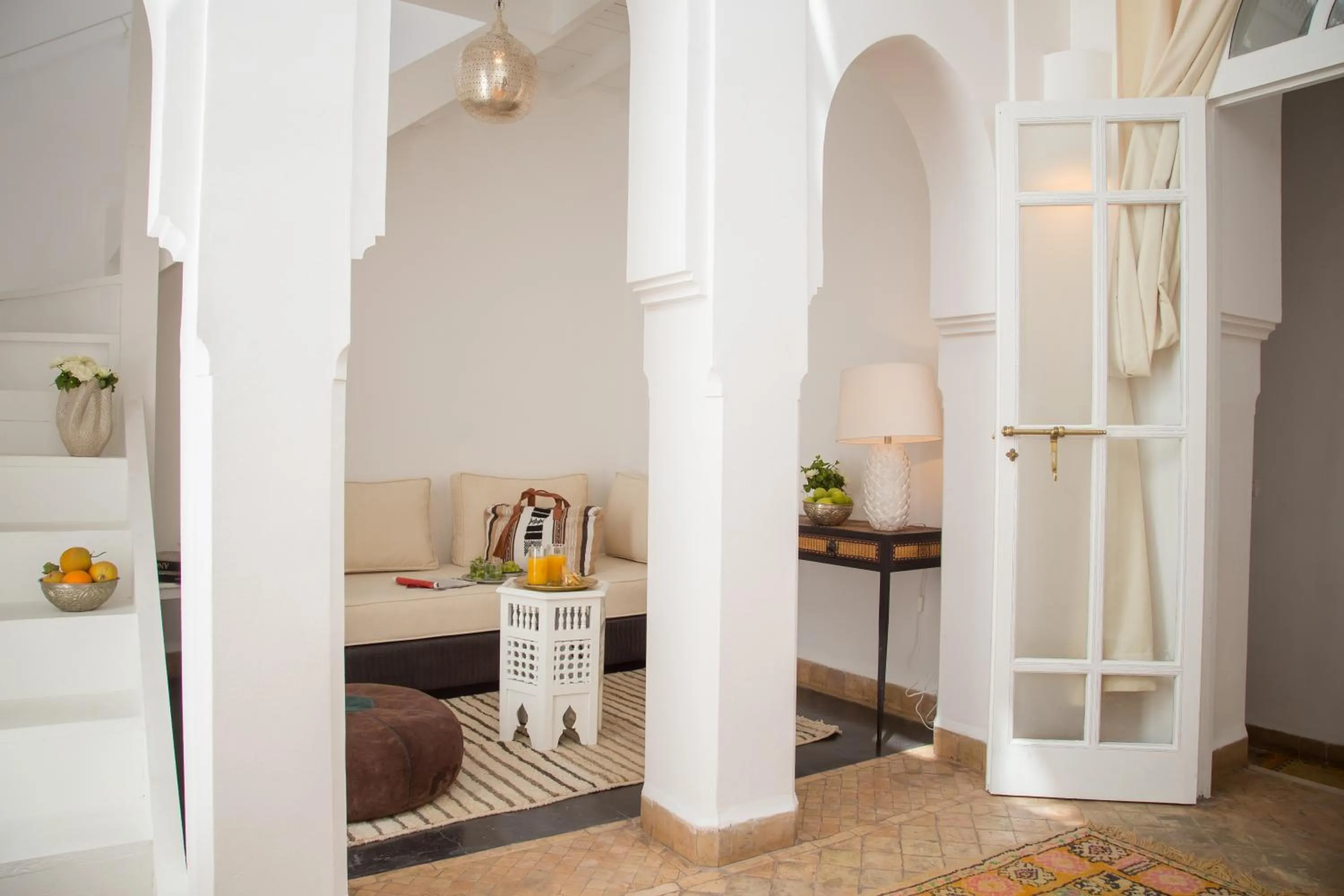 Seating area in Riad Olema et Spa