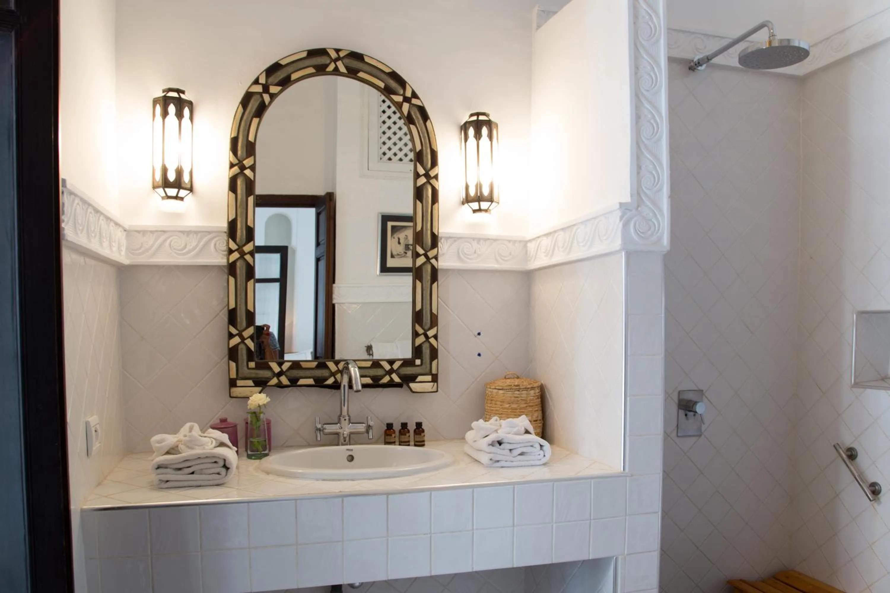 Bathroom in Riad Olema et Spa