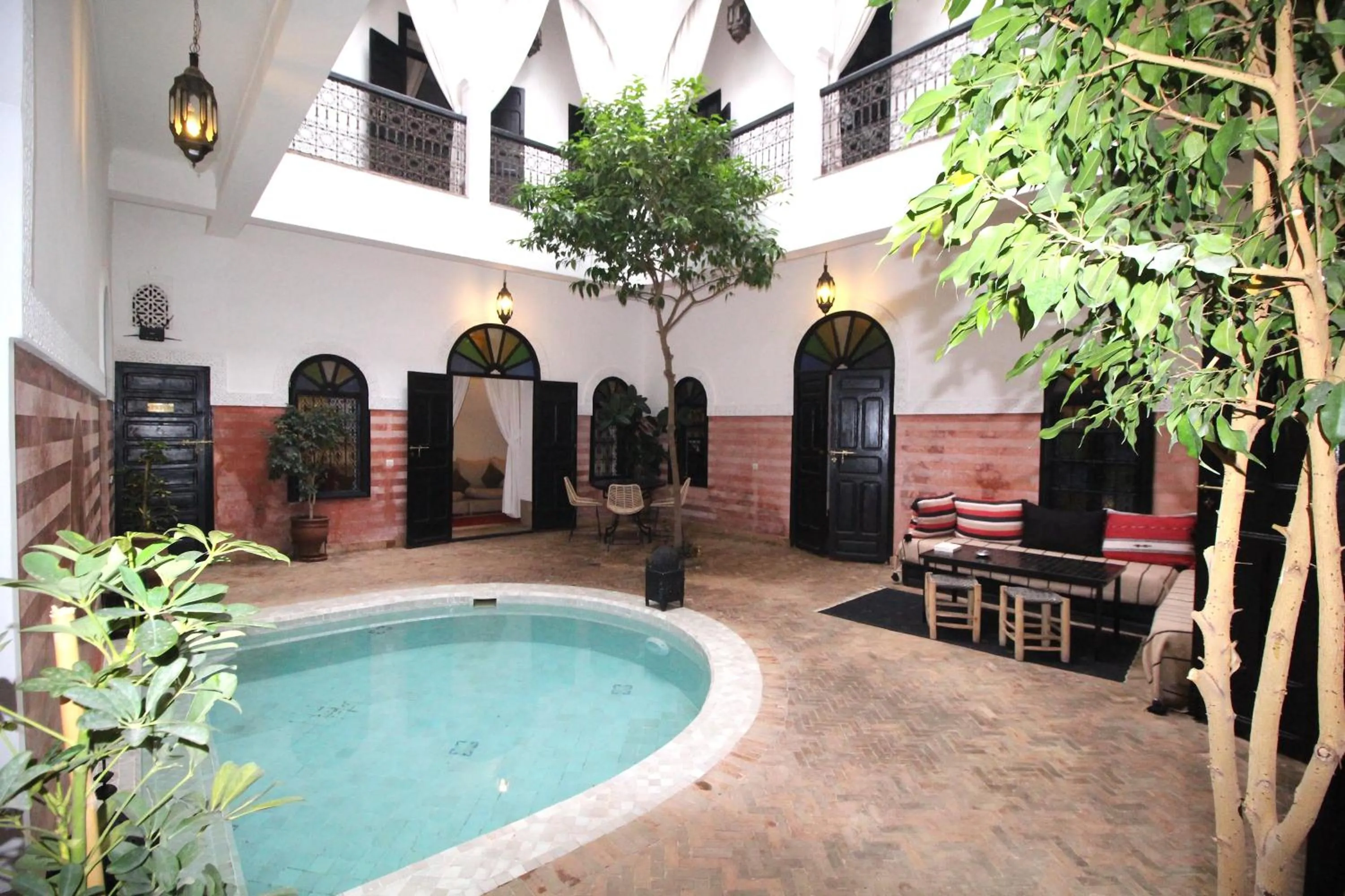 Swimming pool in Riad Dar El Gnaouia