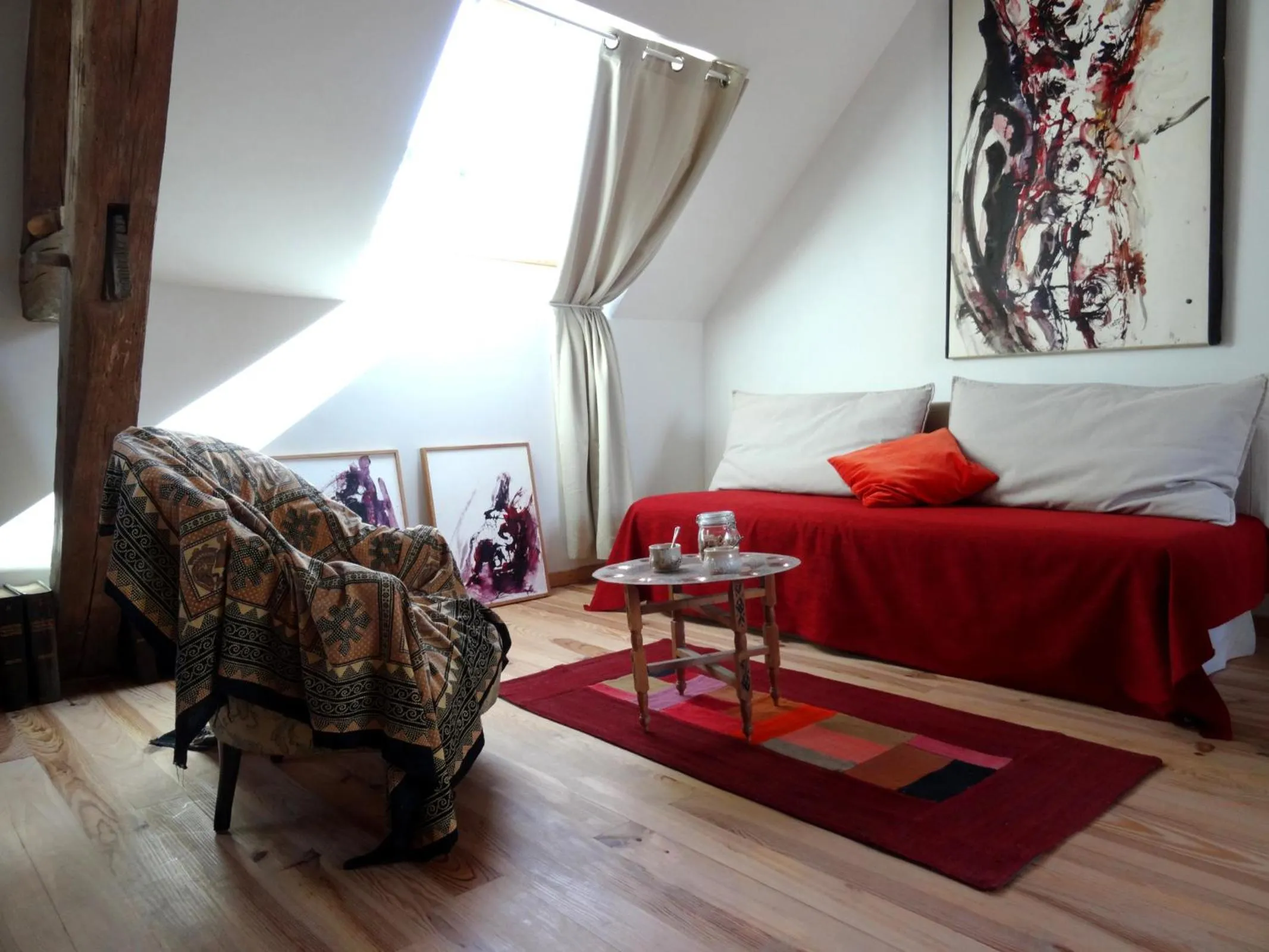 Coffee/tea facilities, Bed in L'escalier des rêves