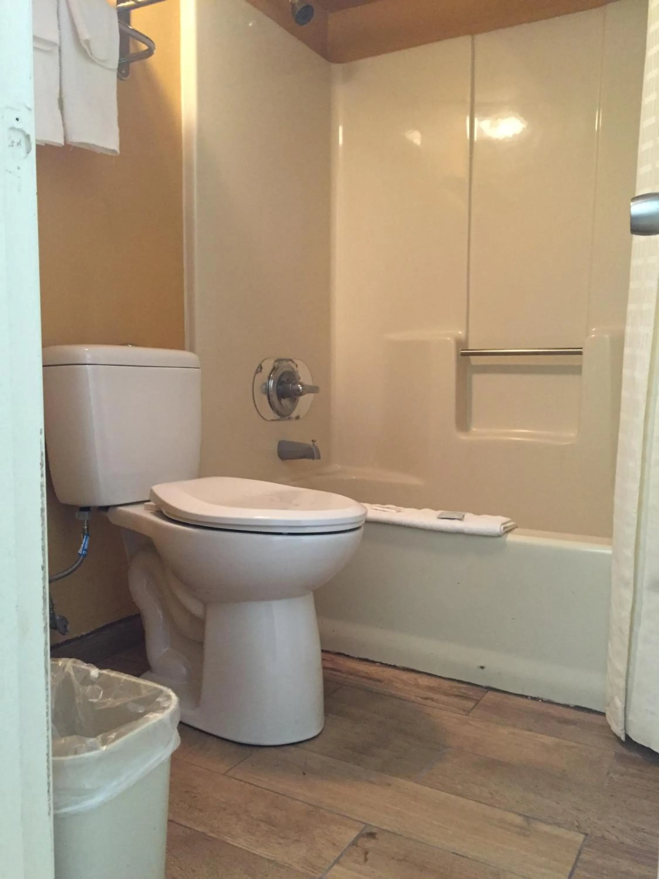 Shower in Parkway Inn