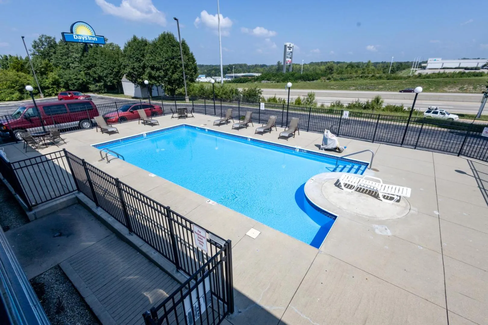 Swimming pool in Days Inn by Wyndham Dayton Huber Heights Northeast