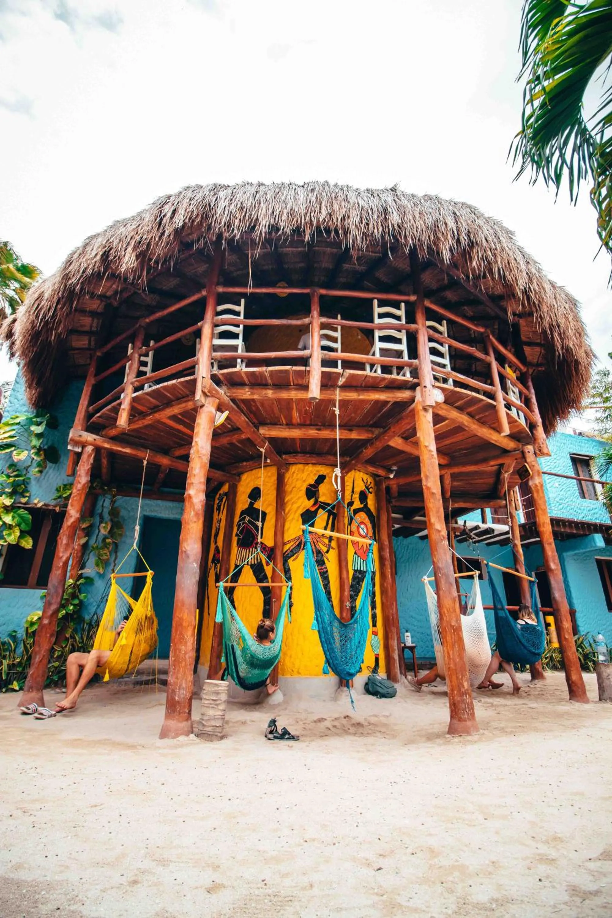 Property building in Tribu Hostel