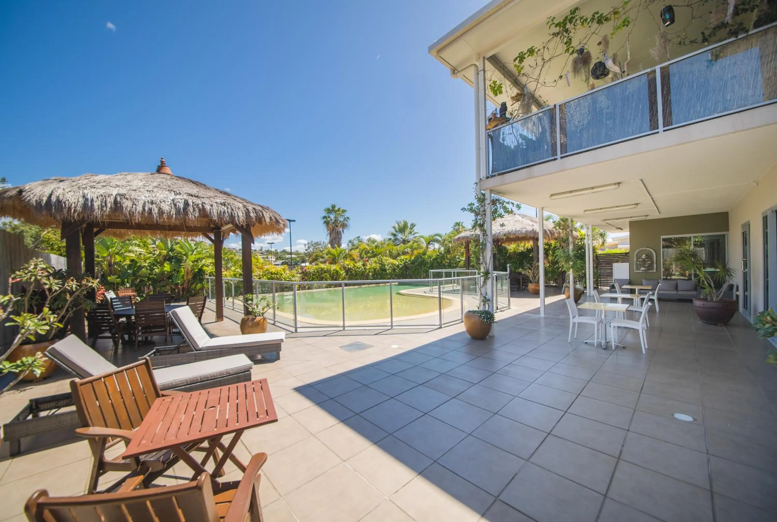 Swimming pool in The Coast Motel
