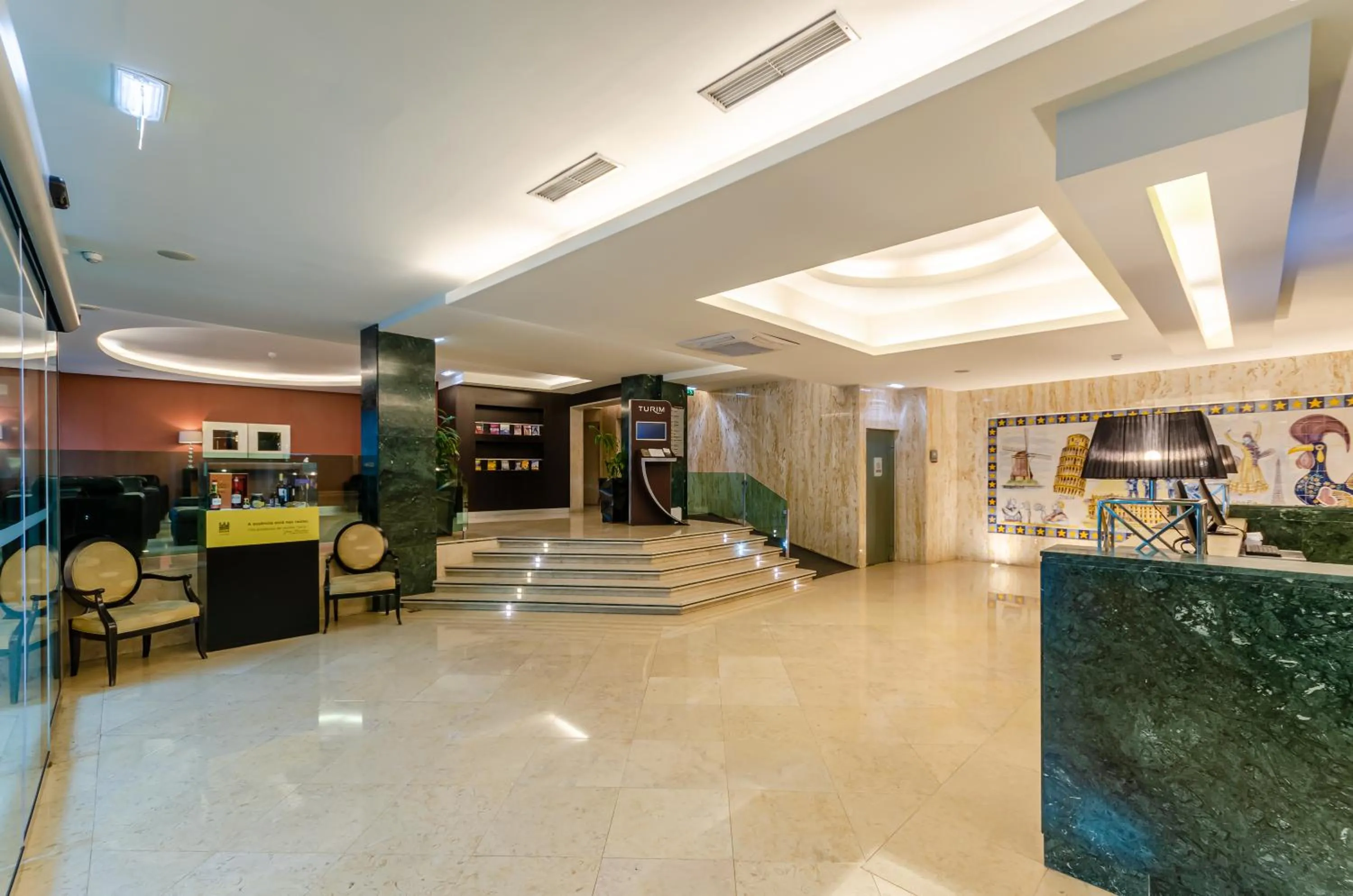 Lobby or reception in TURIM Europa Hotel
