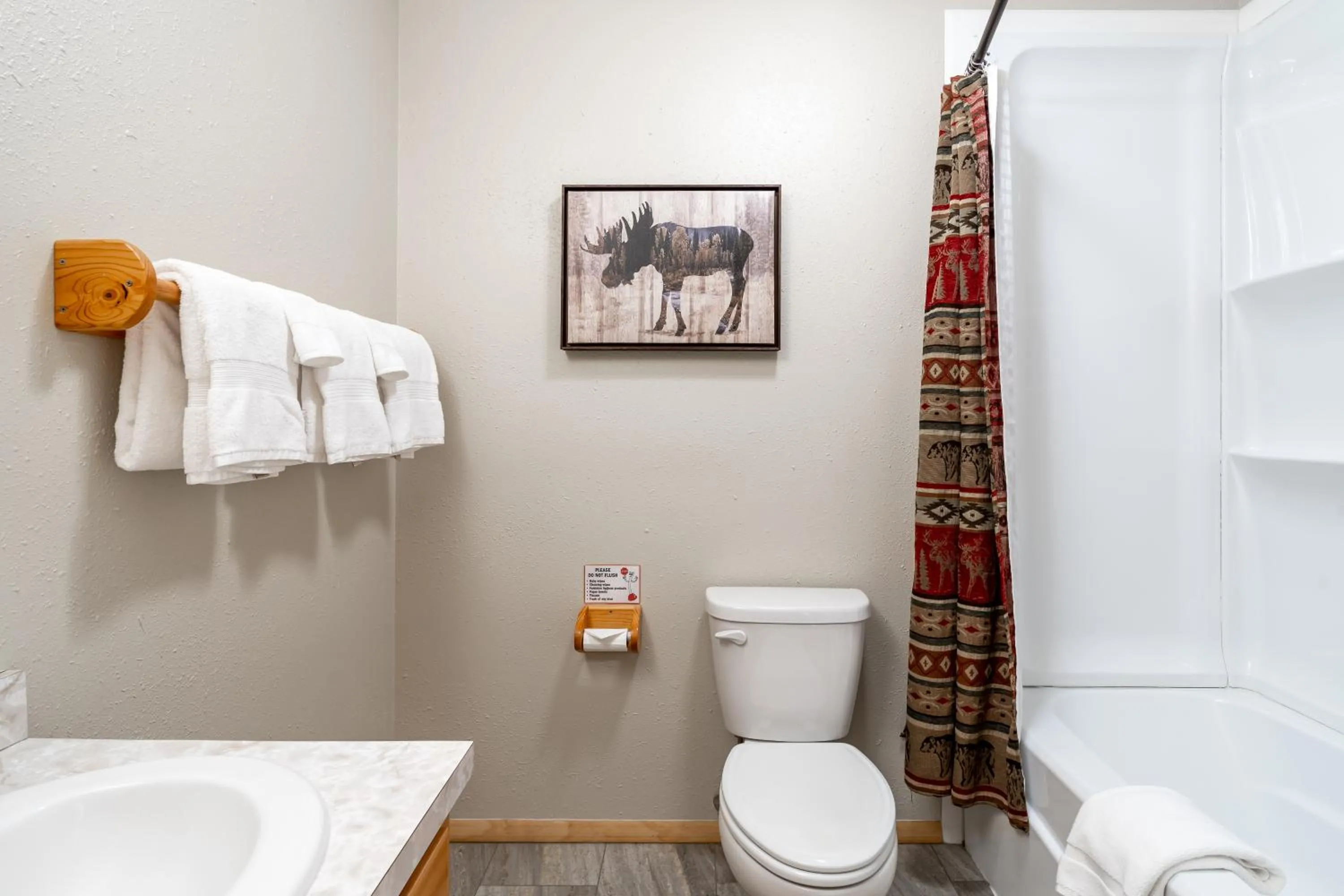 Shower in Shepherd Family Retreats- Moose