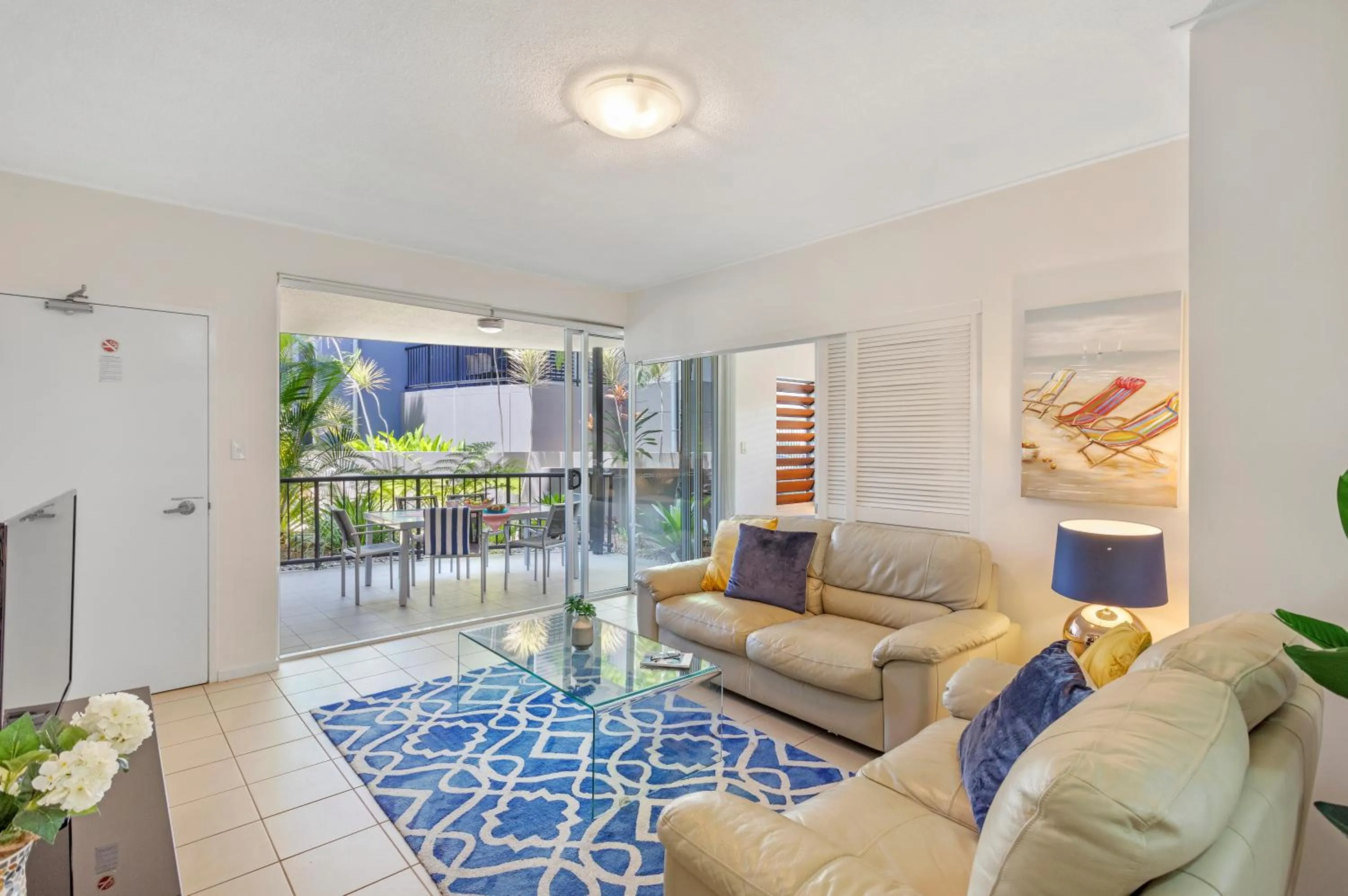 Patio in Verano Resort Noosa