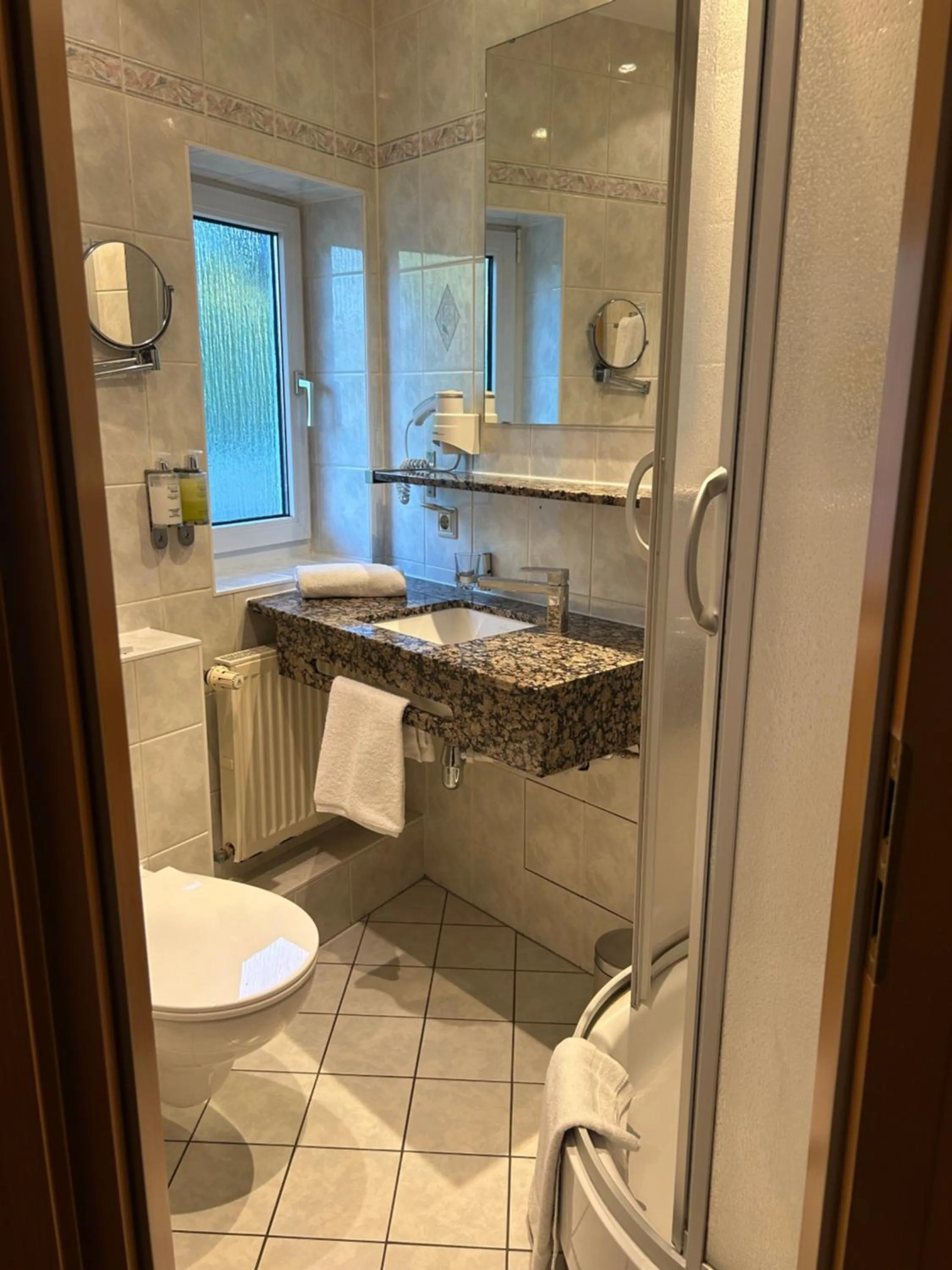 Bathroom in Hotel Adler