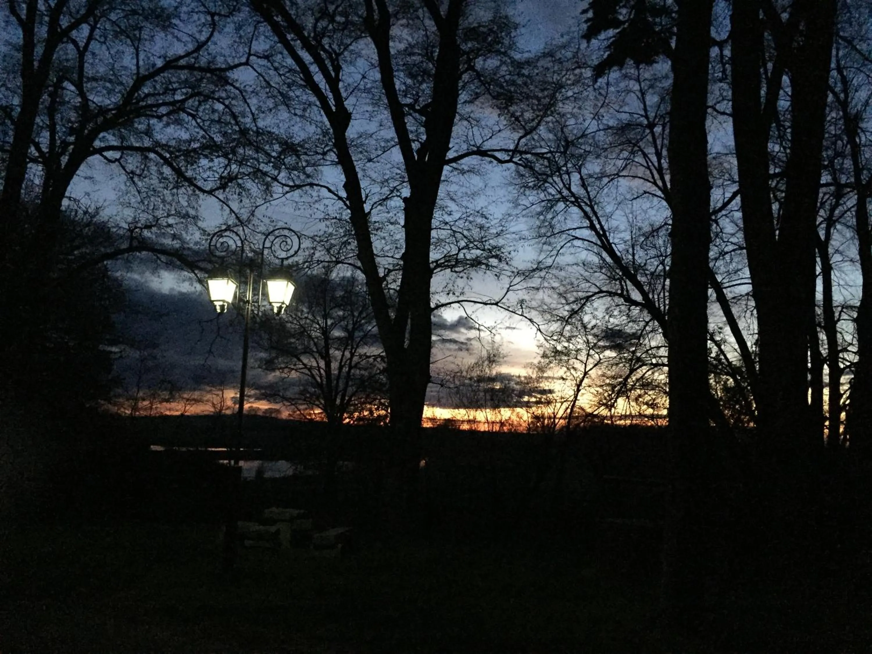 Sunset in Zamek Dobra