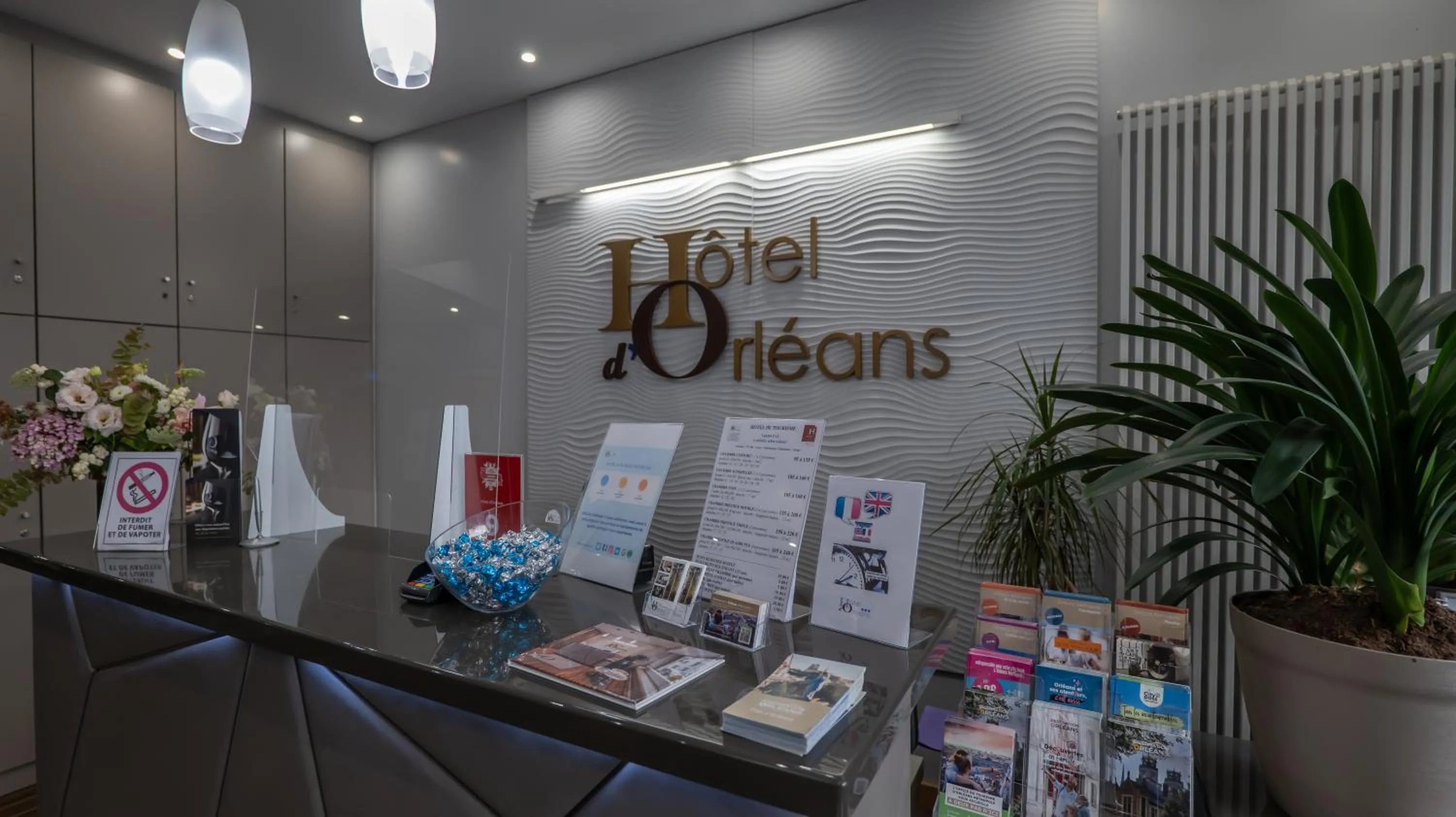 Lobby or reception in Hôtel d'Orléans